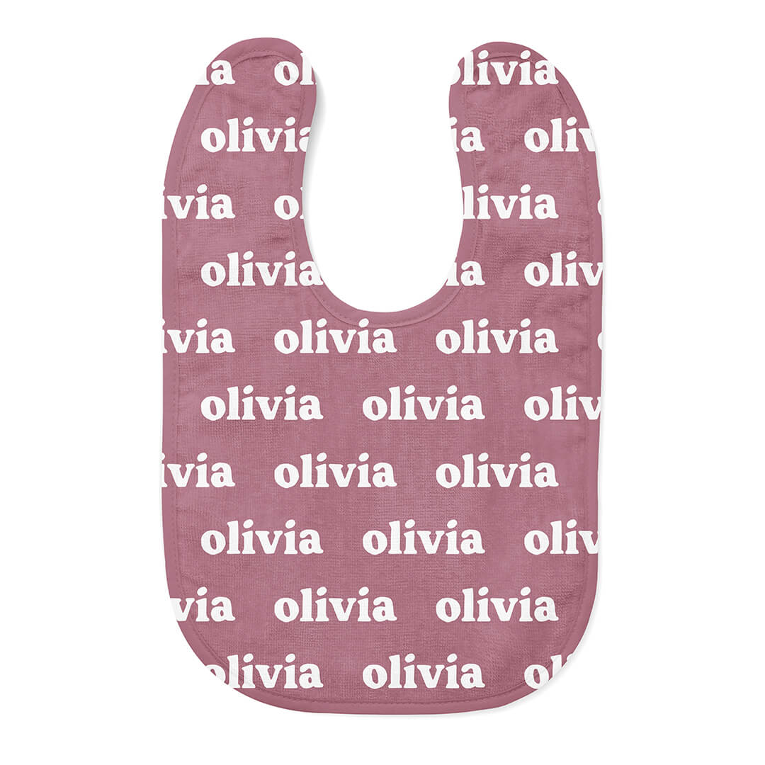  Personalized Baby Name Bib | Eggplant、mySite、layawaytickets