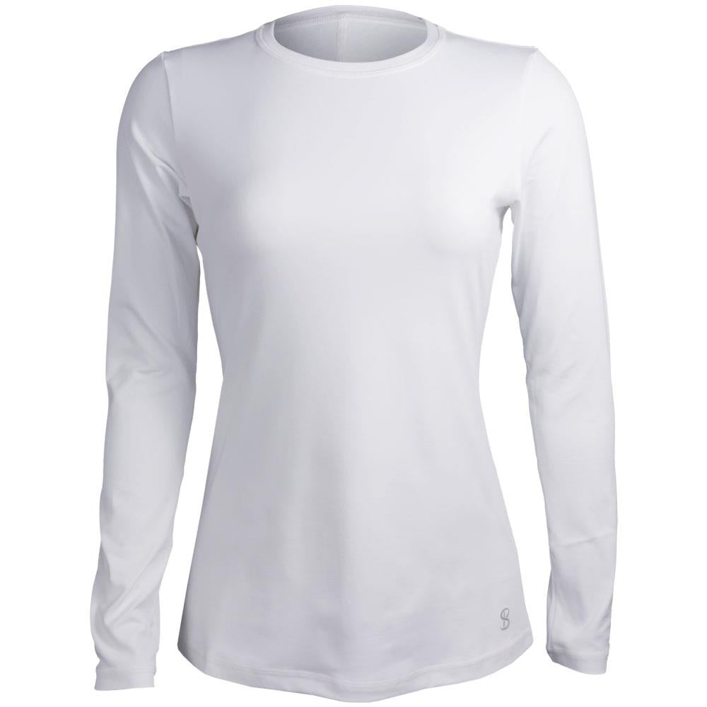 Sofibella Women's UV Colors Longsleeve Top - White