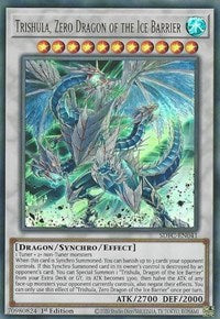 Trishula, Zero Dragon of the Ice Barrier SDFC-EN041 Ultra Rare、mySite、waistdrama