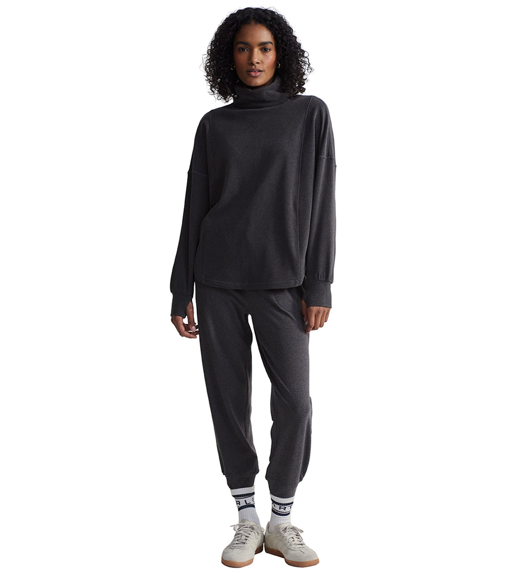 Varley Rainer Roll Neck Brushed Rib Jumper、mySite、noshort