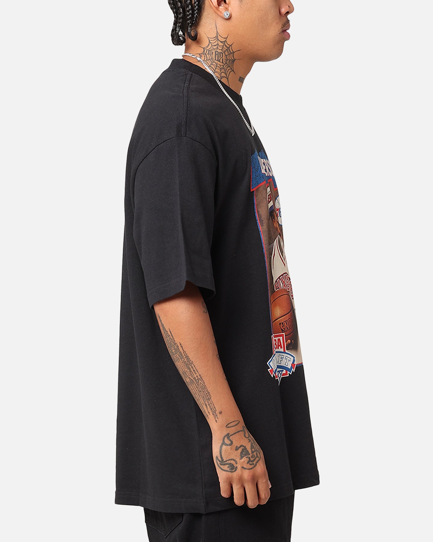 Mitchell & Ness Philadelphia 76ers 1996 NBA Draft T-Shirt Faded Black、mySite、zt4zffjzw