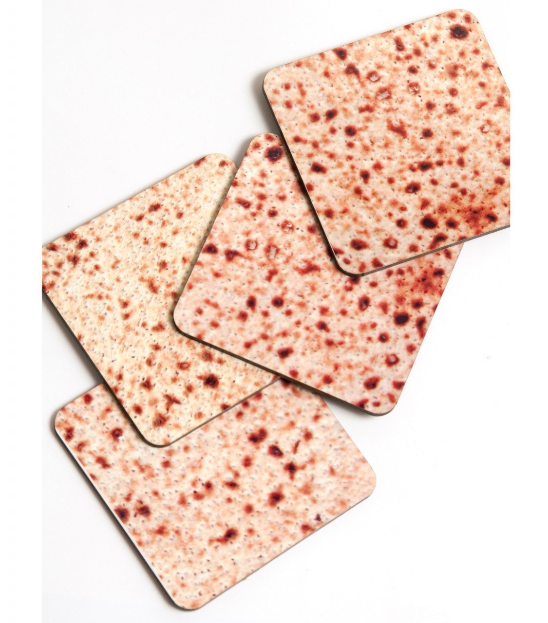 Matzah Print Coasters- Set of 4、mySite、topwebapps