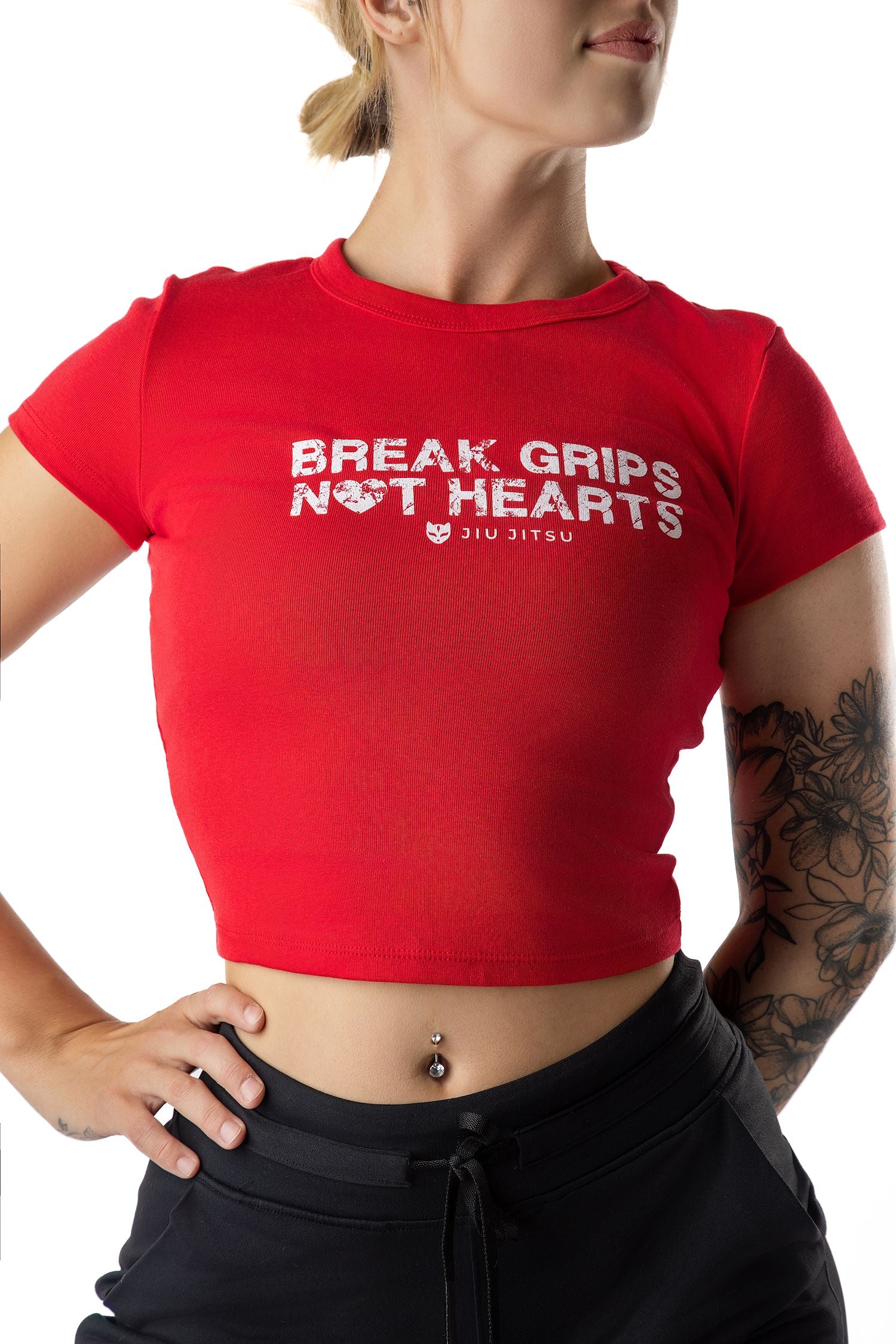 Women's Break Grips Not Hearts Baby Tee、mySite、gigharbornorthrealestate