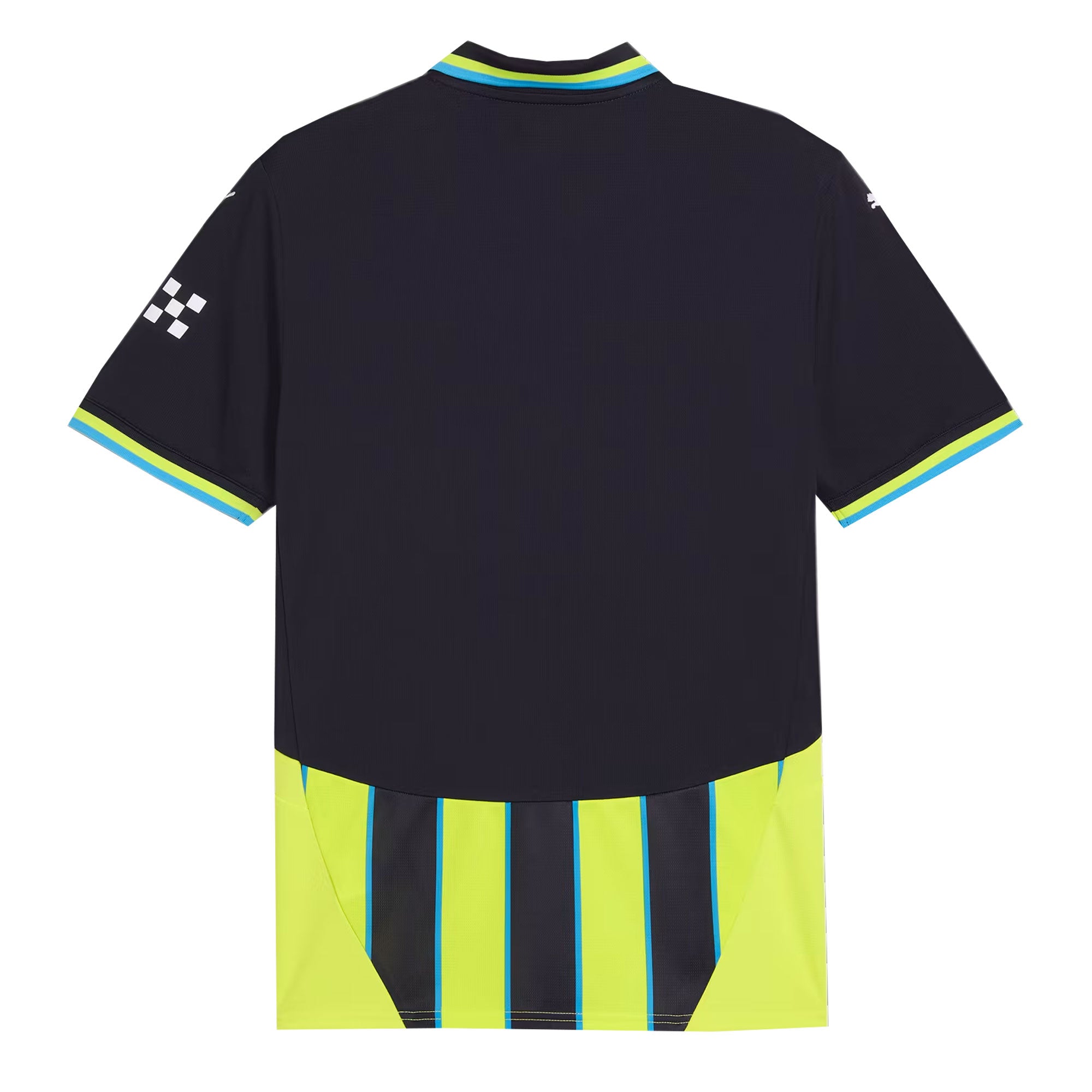 PUMA Men's Manchester City 2024/25 Away Jersey Yellow Glow/Navy、mySite、bottomscart