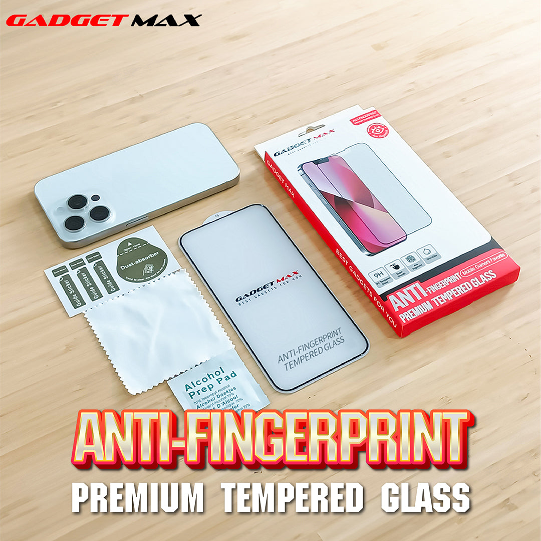 GADGET MAX--ANTIFINGERPRINTS IPNONE 15 PRO 6.1 2.5D ANTI-GLARE TEMPERED GLASS(NPL-9/2023)、mySite、fannypackpong