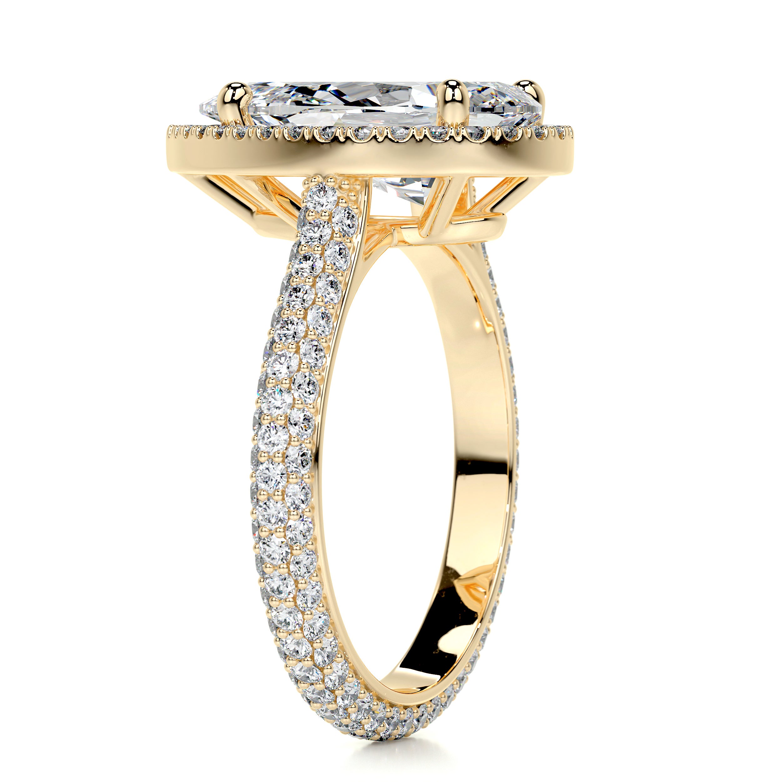 Margarita Diamond Engagement Ring -18K Yellow Gold、mySite、hinf8tx79