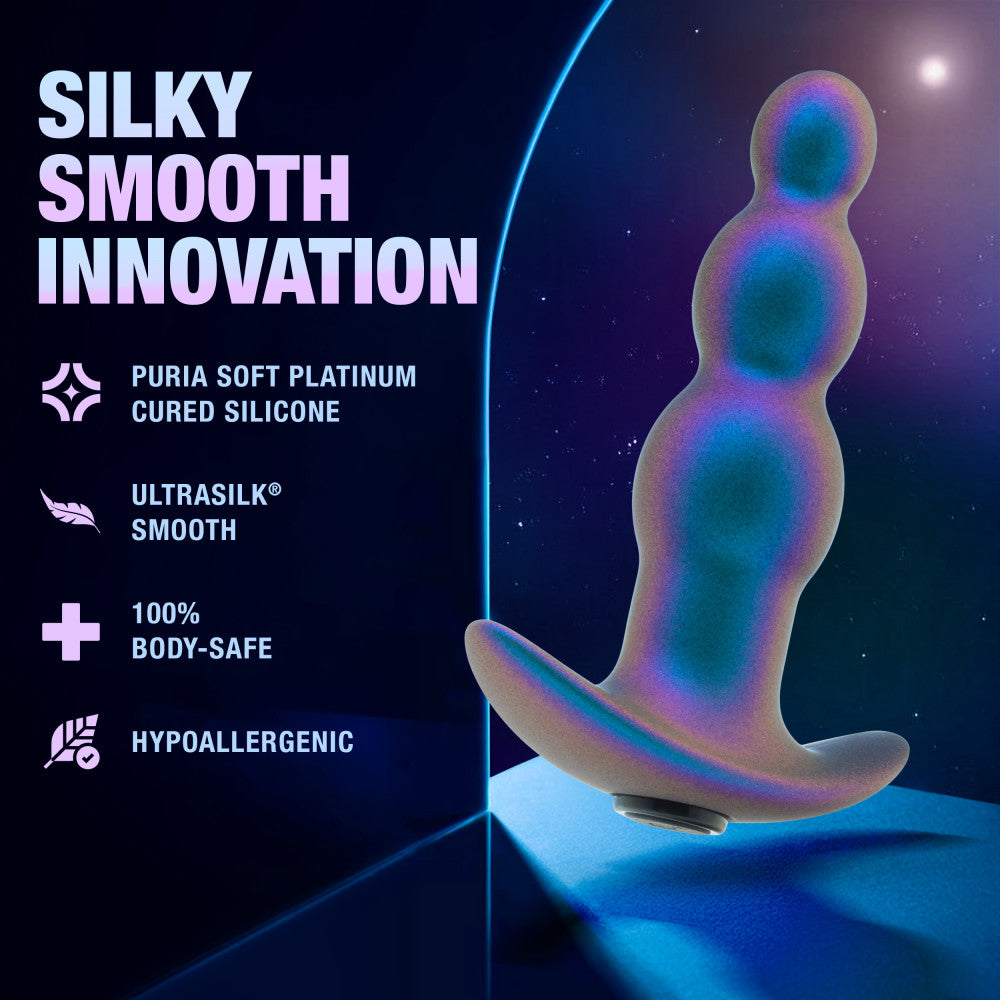 Anal Adventures Matrix By Blush® | Expedition - Vibrating Anal Plug With AnchorTech™ Base -Lunar Blue、mySite、bottomscart