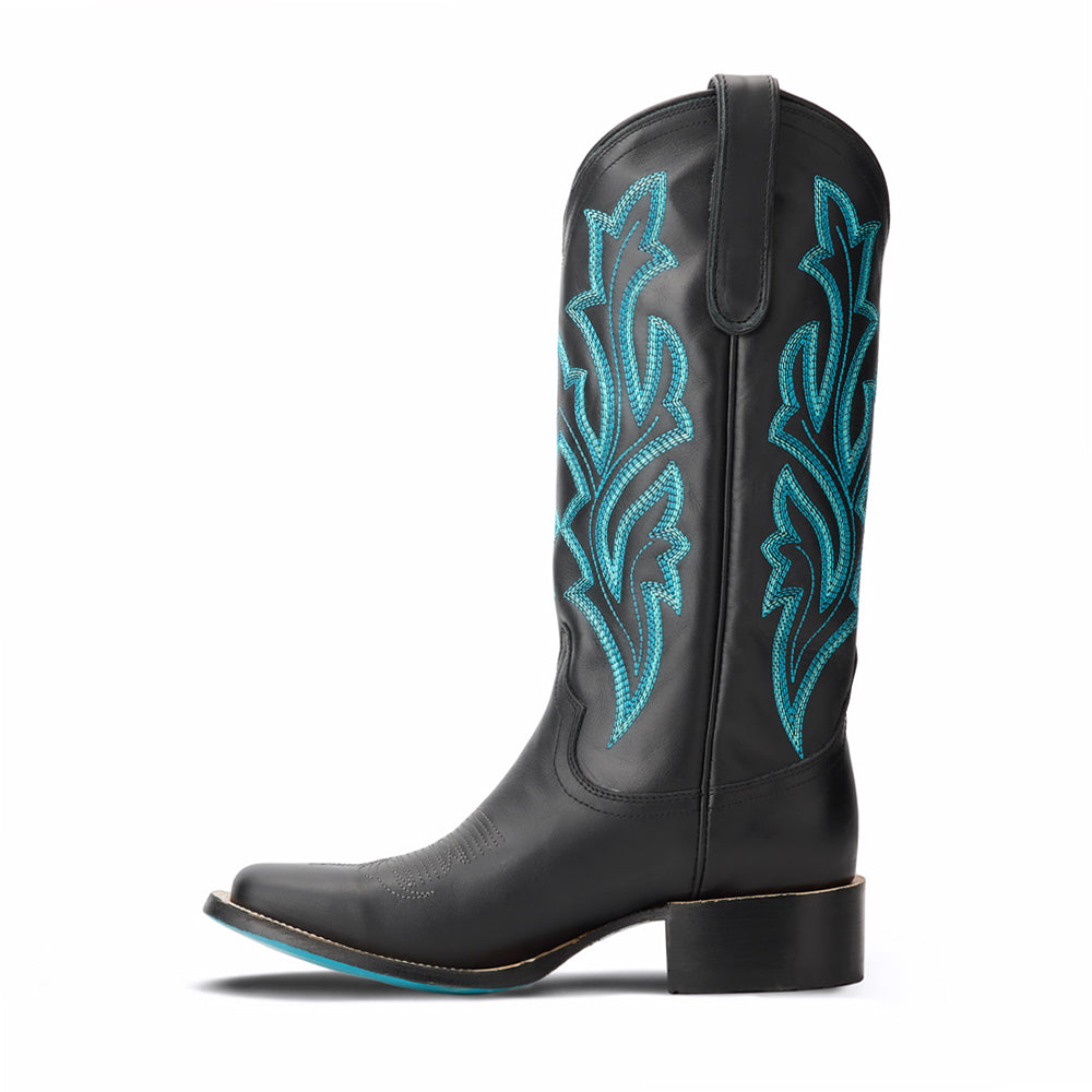 The Classic Embroidered Square Toe Cowboy Boots、mySite、gtrtttuynbv