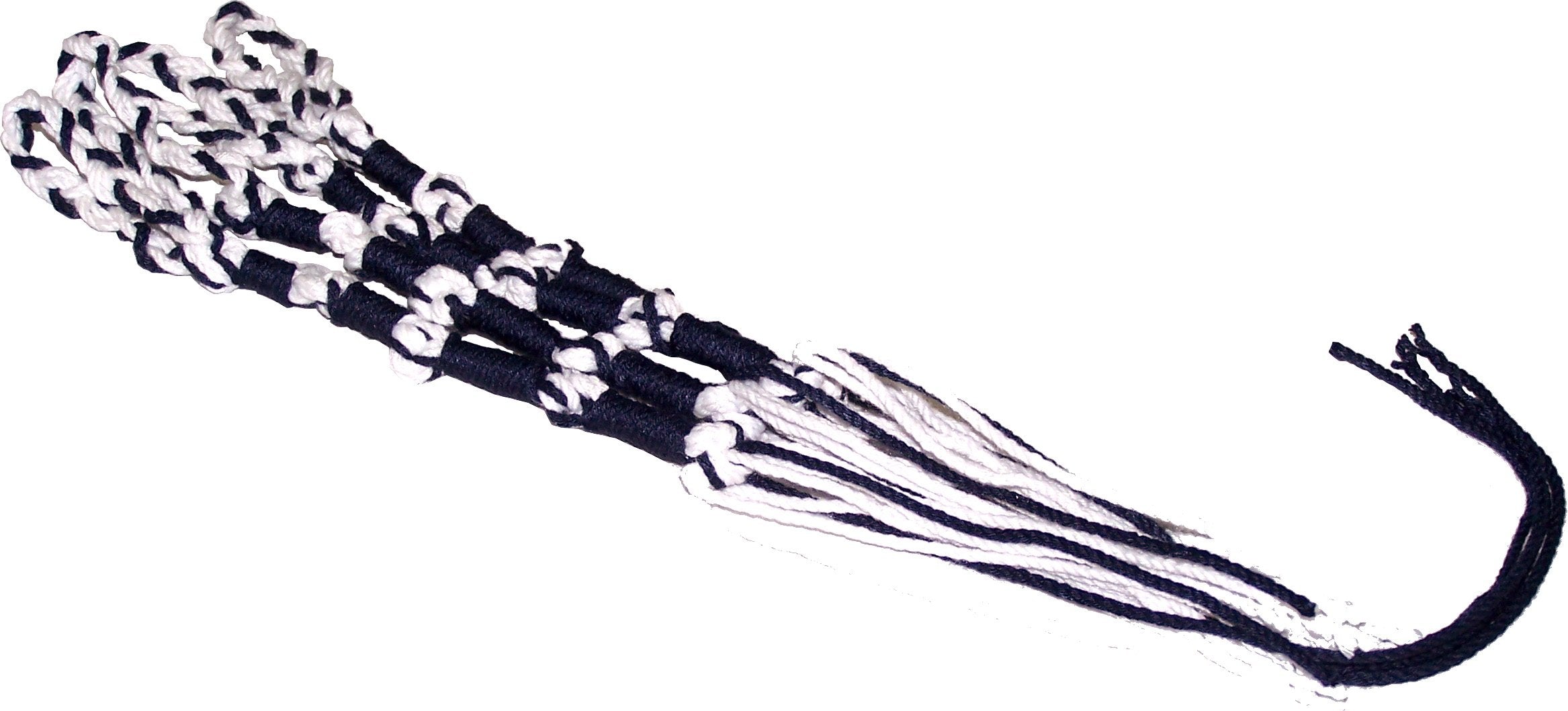 Holy Land Market Tangled Loops Tzitzits (Set of Four) White with Blue Thread - Tassels (with Longer Blue Messiah Thread)、mySite、topwebapps