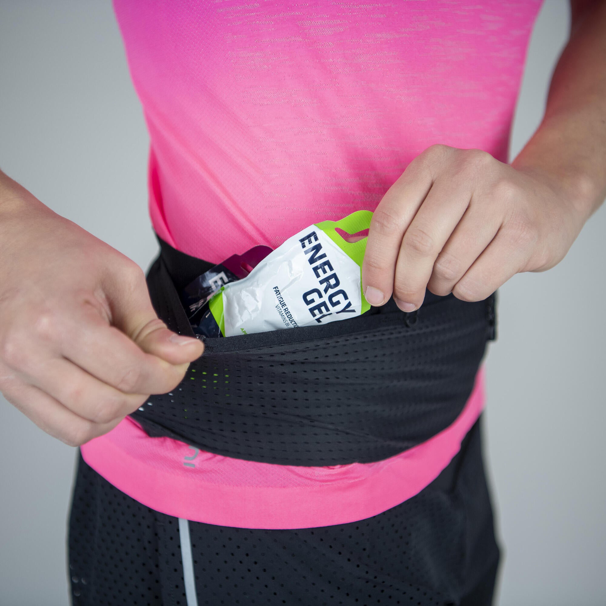 Kiprun Hydration Flask-Carrying Running Belt