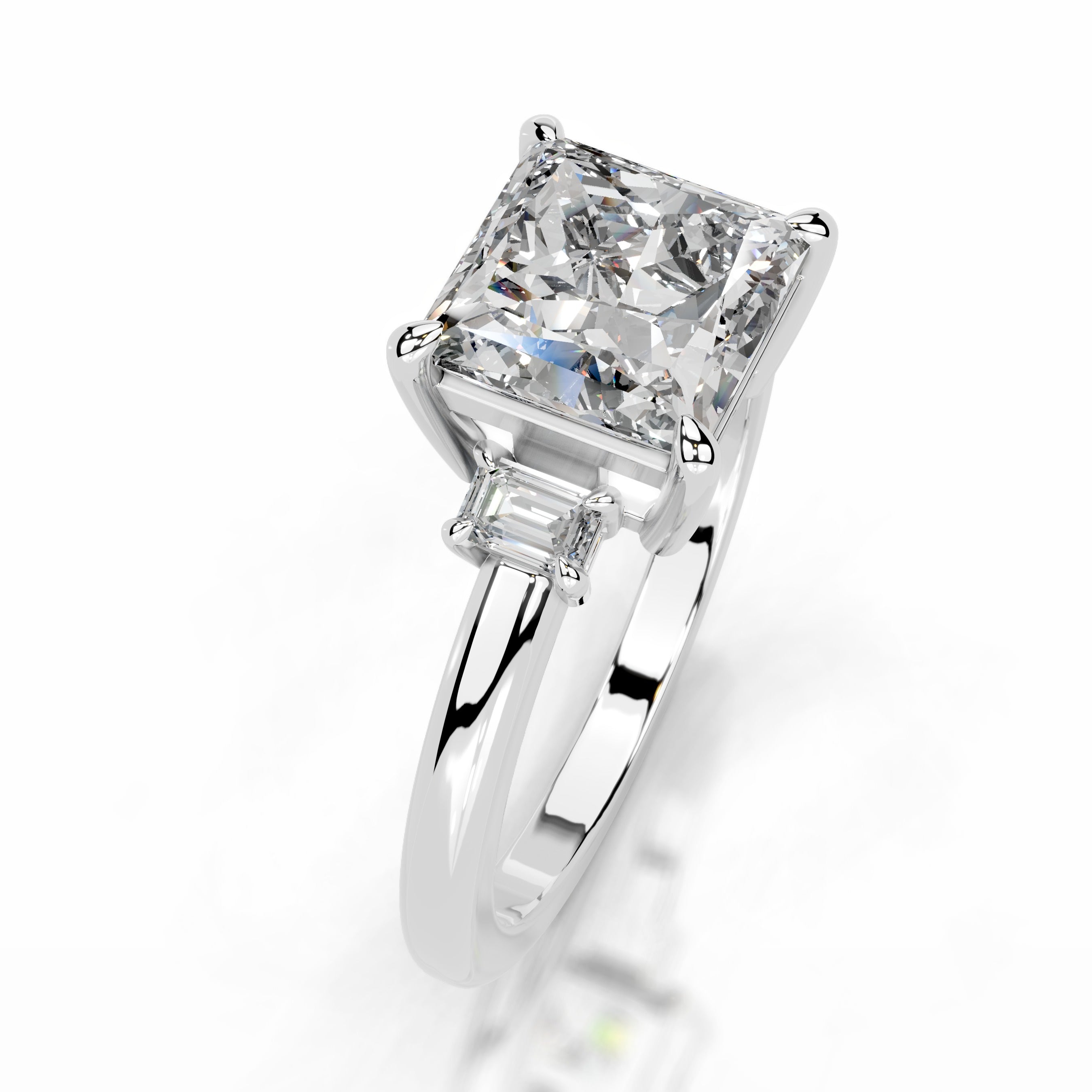 Luz Diamond Engagement Ring - 14 White Gold、mySite、hinf8tx79