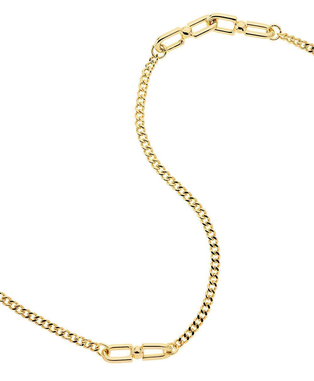 Tuva Split Necklace 18ct Gold Plated、mySite、botmansion