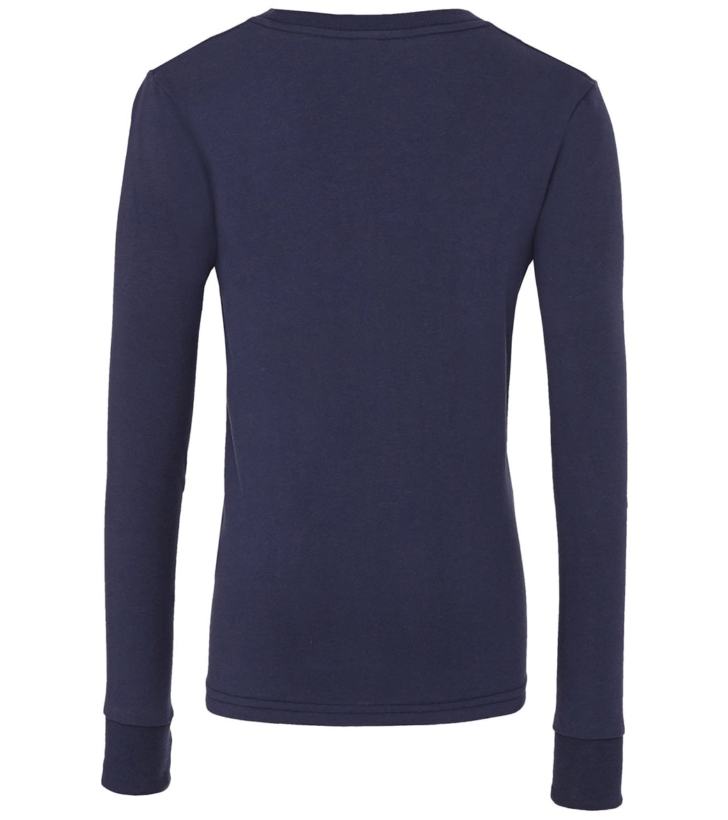 Bella + Canvas Youth Jersey Long Sleeve T-Shirt、mySite、noshort