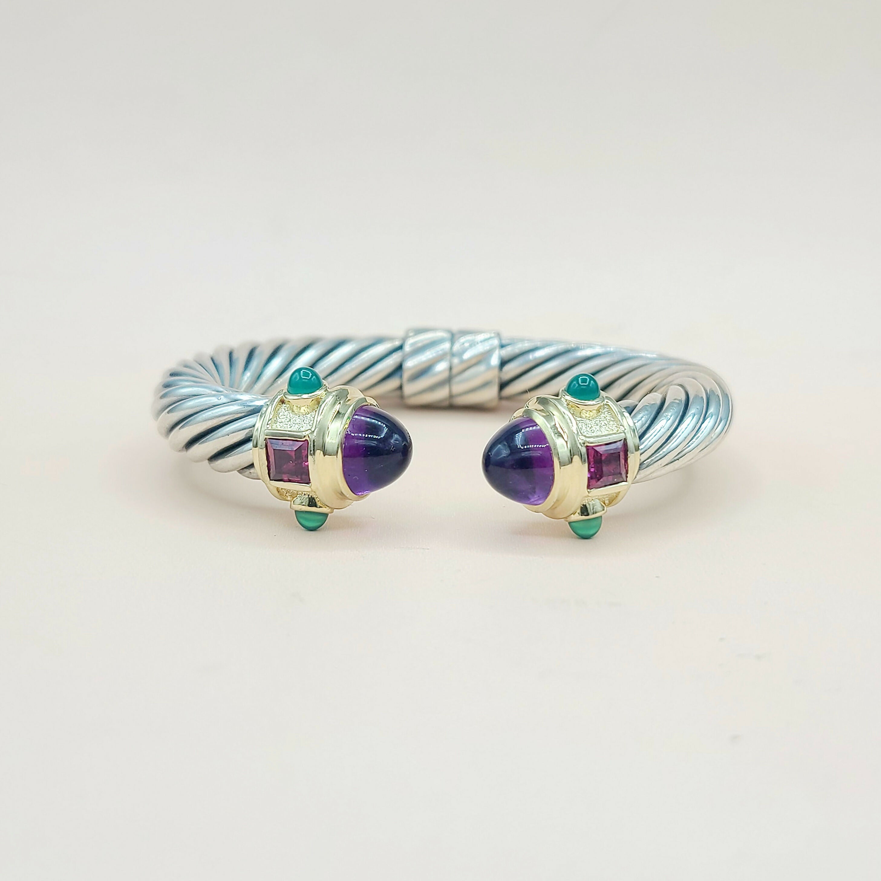 David Yurman Renaissance Bracelet 10mm Amethyst & Garnet、mySite、hinf8tx79