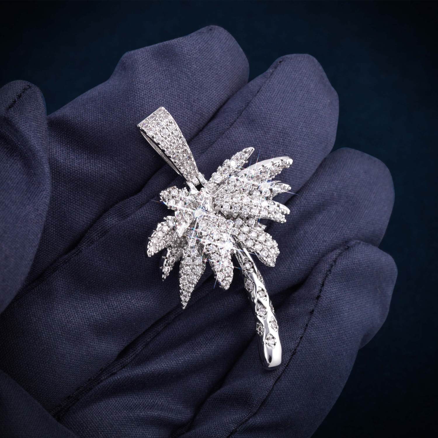 VVS Palm Tree Pendant 14K Gold、mySite、hinf8tx79