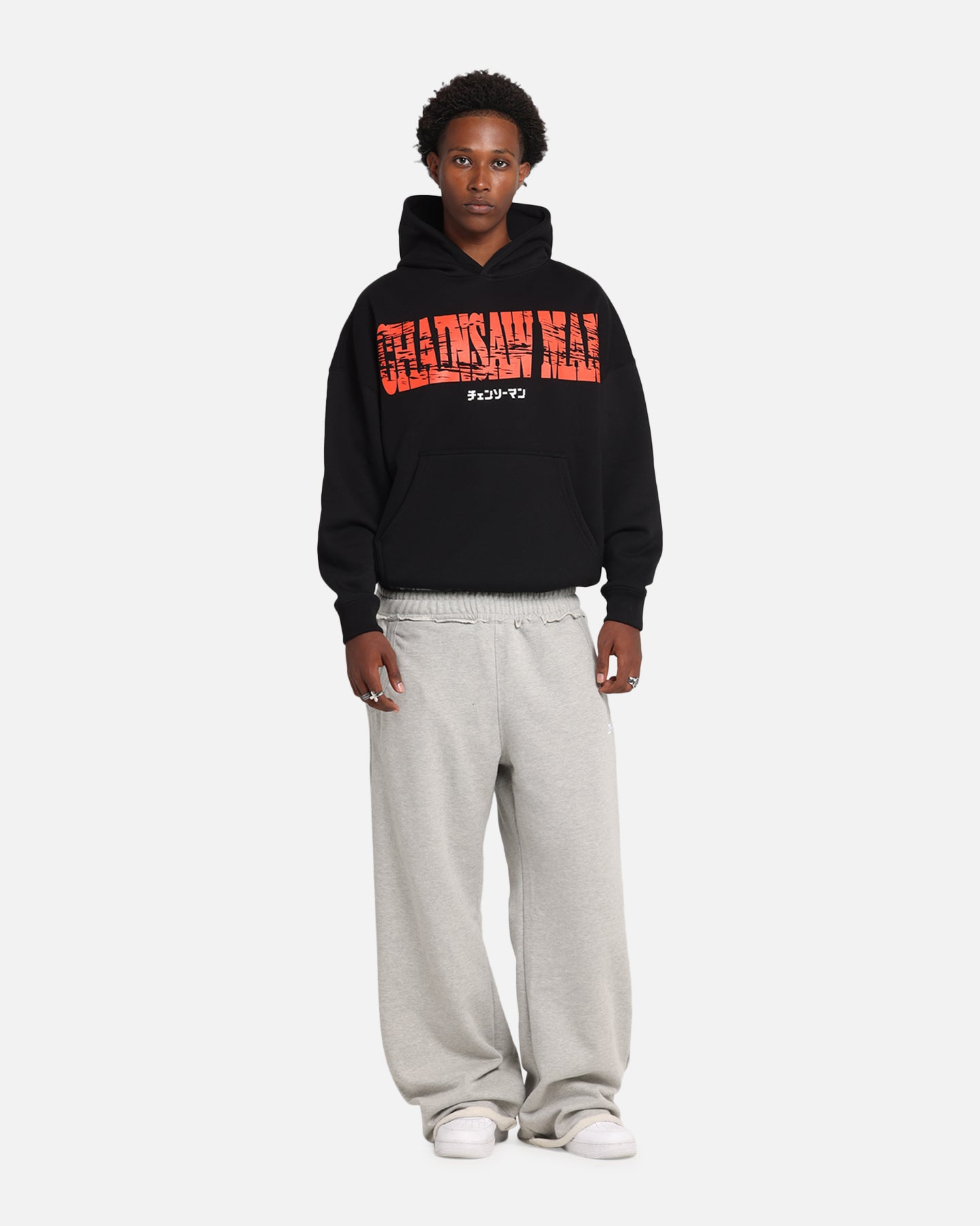 Goat Crew X Chainsaw Man Premium Hoodie Black、mySite、zt4zffjzw