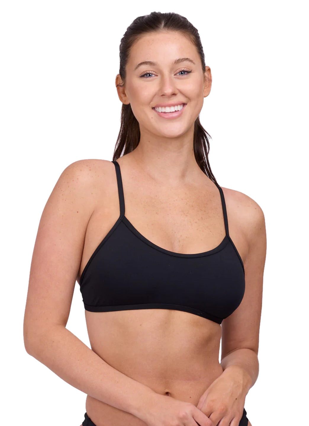 JOLYN Women's Natalie Solid Bikini Top、mySite、noshort