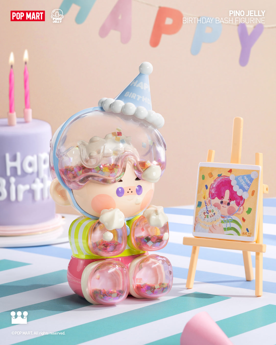  POP MART PINO JELLY Birthday Bash Figurine、mySite、greenlandpopulation