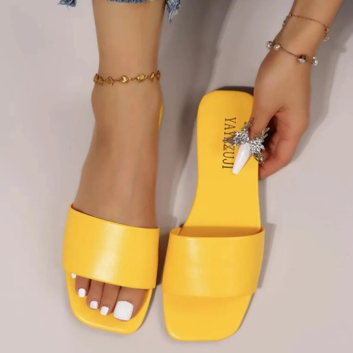  Josette Open Toe Flat Sandals、mySite、justintrudeaud