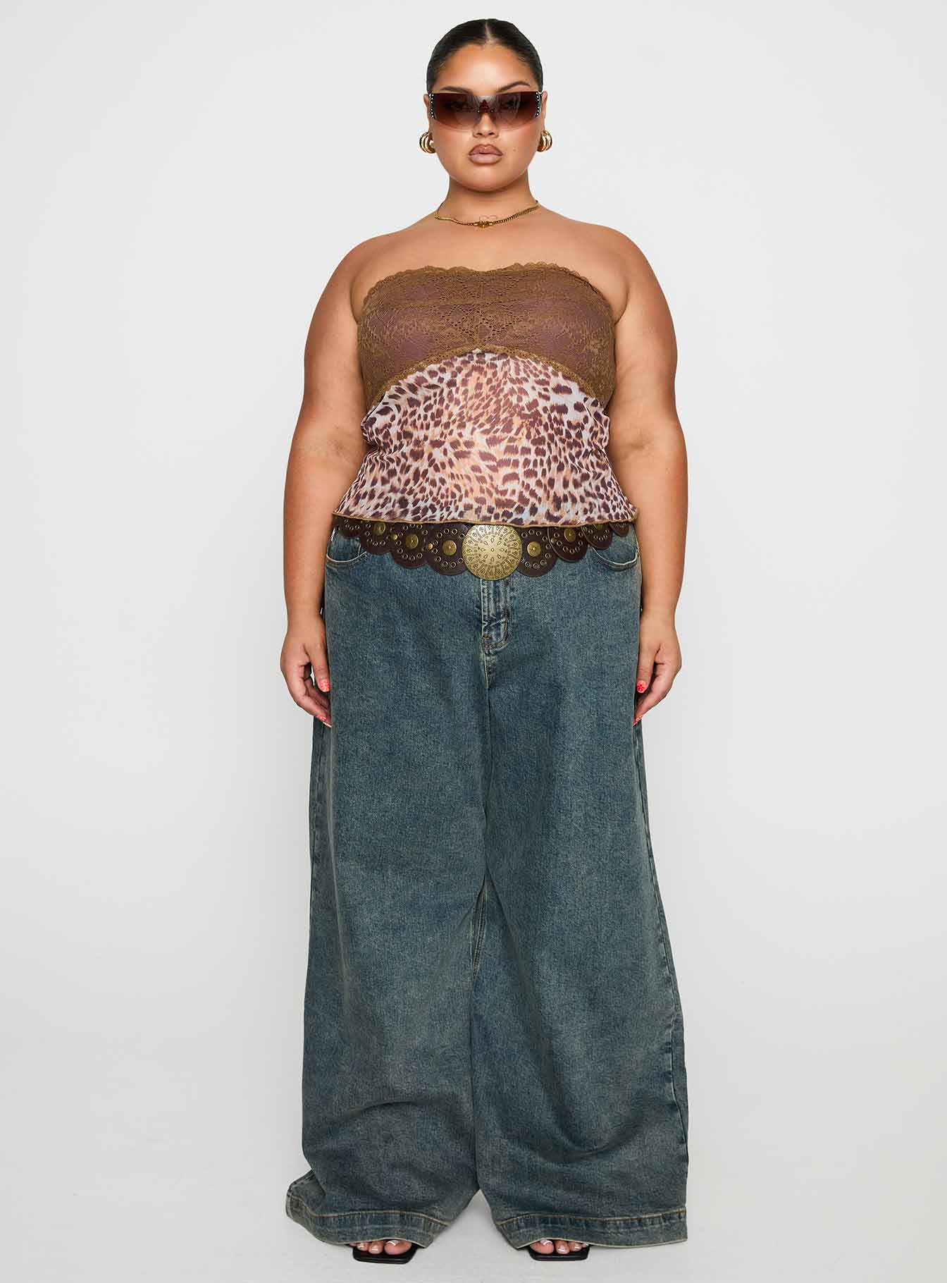 Art Deco Top Brown Curve、mySite、solidvoid