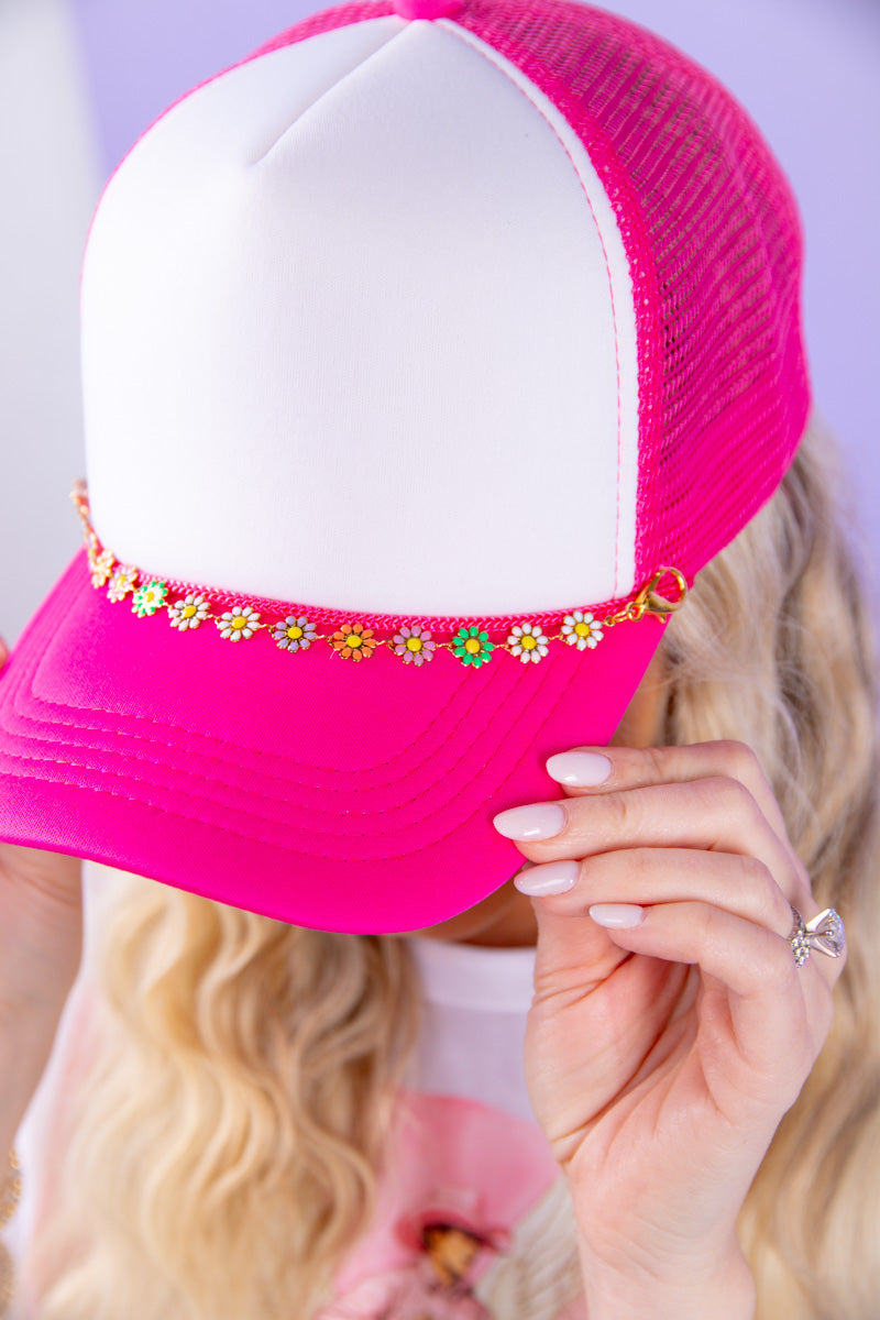 Colorful Daisy Trucker Hat Chain、mySite、hinf8tx79