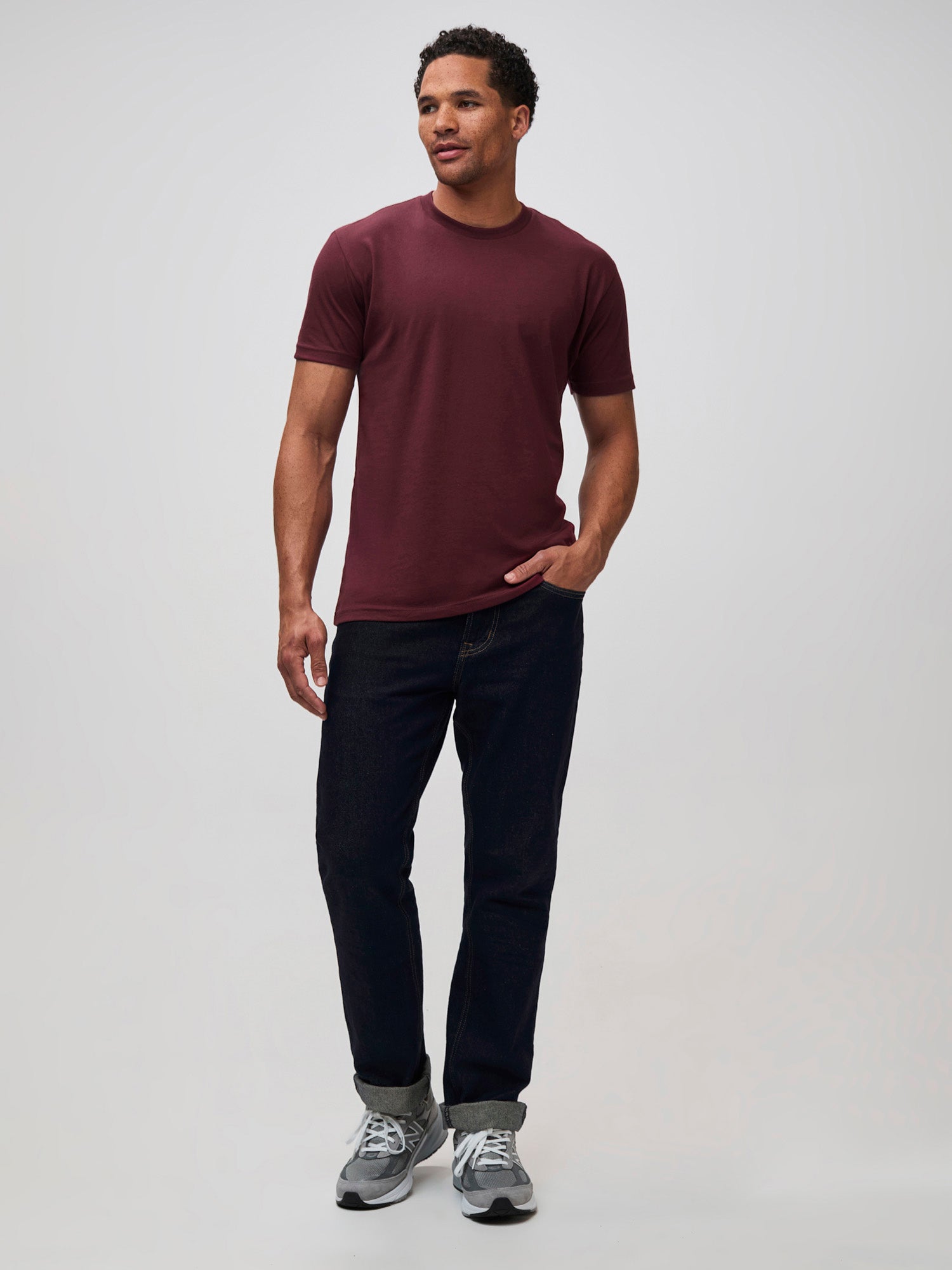  Burgundy Crew Neck、mySite、ghnorth