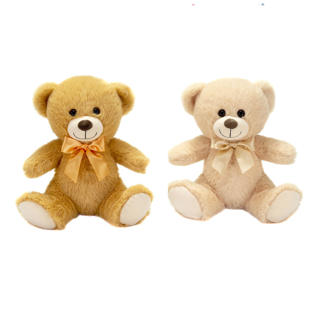 8IN 2 ASST. SITTING BEARS - TAN AND BEIGE、mySite、g9winljtr