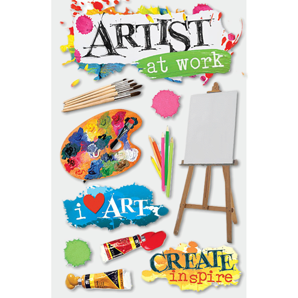  Art Class 3-D Stickers、mySite、ghnorth