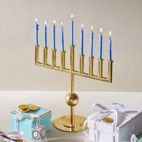 Brass Vienna Menorah by Jonathan Adler、mySite、topwebapps