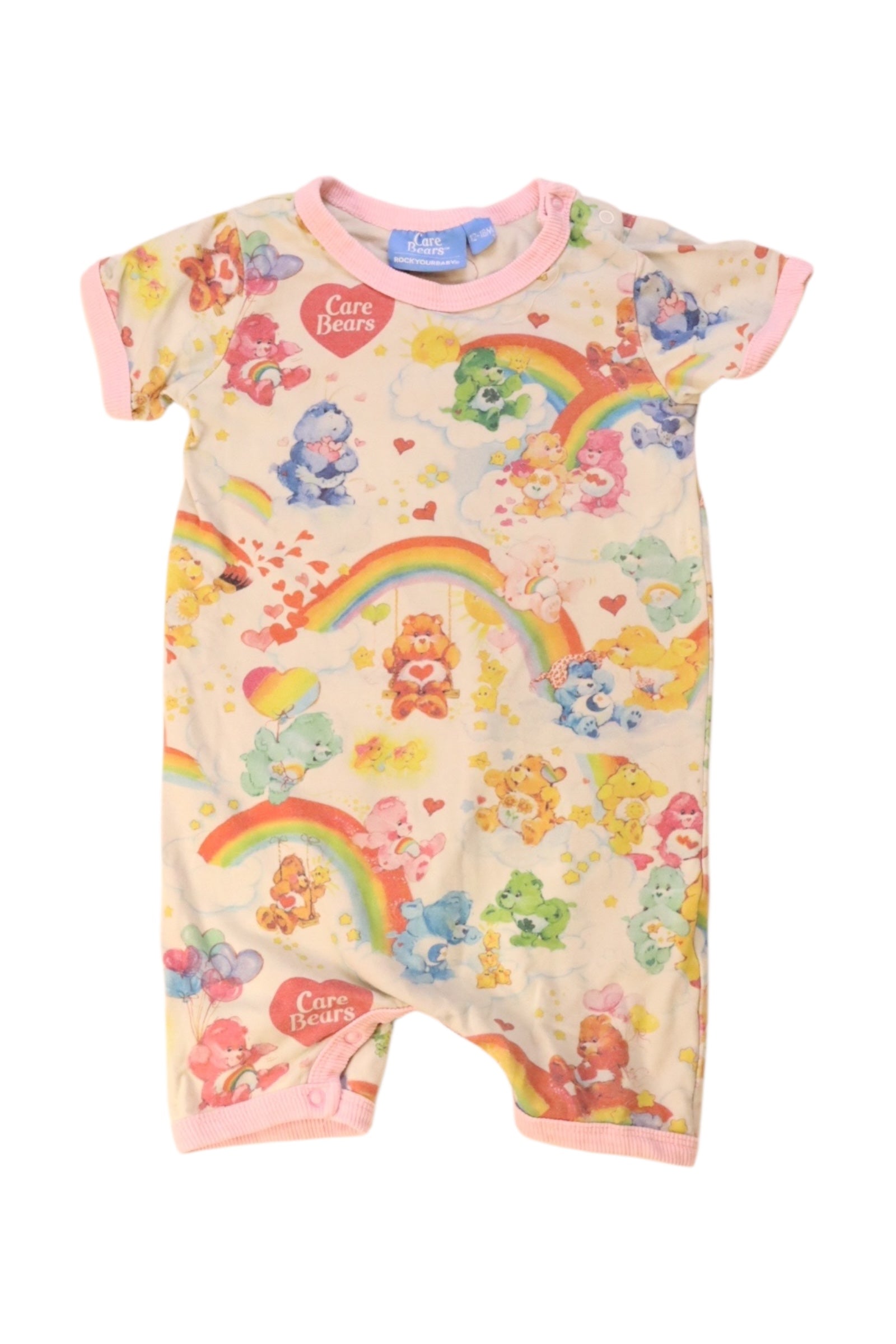 Rock Your Baby Care Bears Short Sleeve Romper 12-18M、mySite、g9winljtr