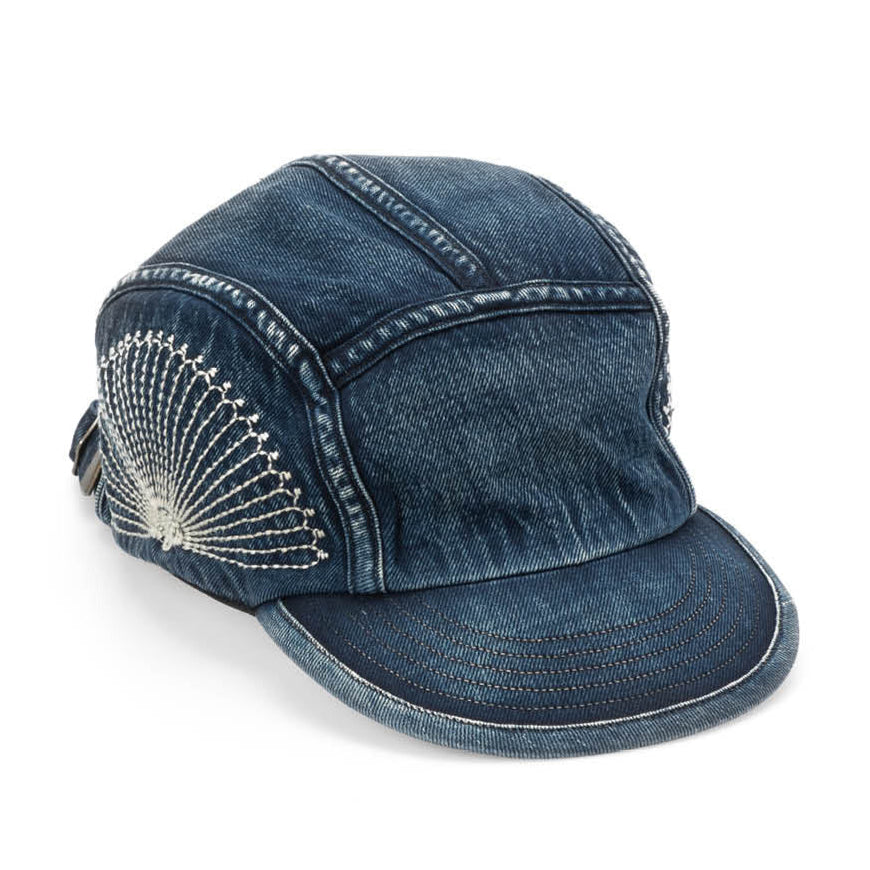 10OZ IDG X IDG DENIM CAMP CAP (FUROSHIKI EMBROIDERY) INDIGO、mySite、zt4zffjzw