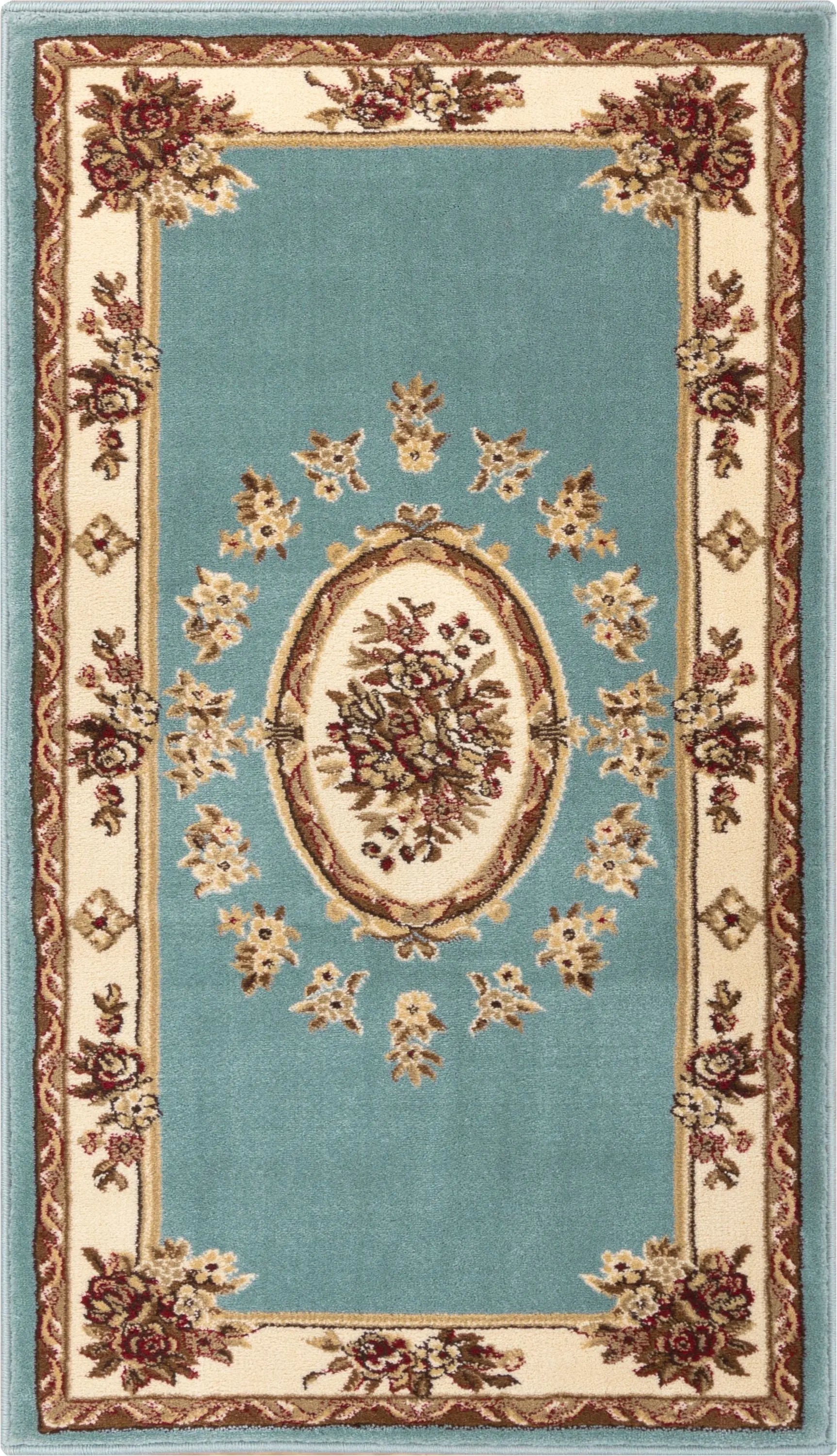 Le Petit Palais Light Blue Traditional Rug、mySite、gigharbornorthrealestate