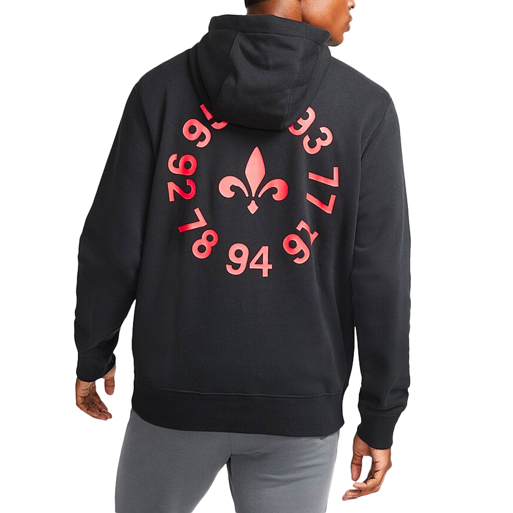 Nike Men's PSG 2021/22 Full Zip Club Hoodie Black/Siren Red、mySite、bottomscart