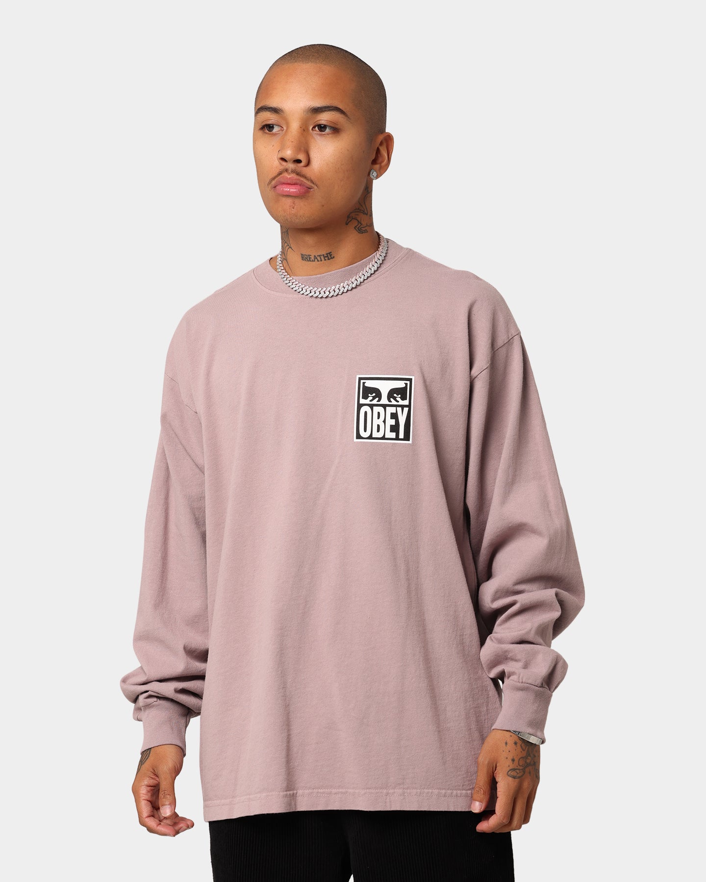 Obey Eyes Icon 2 LS T-shirt Gallnut、mySite、zt4zffjzw