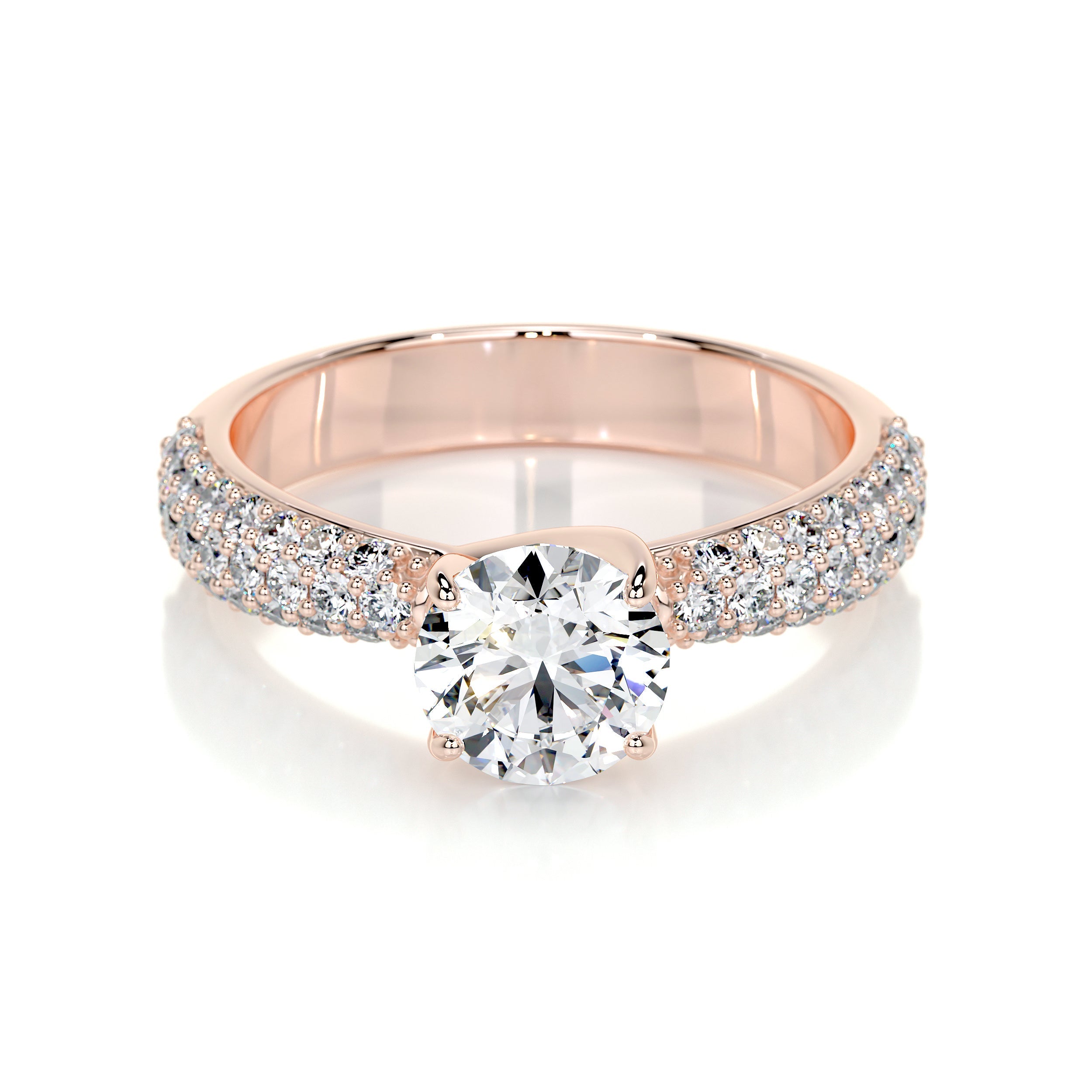 Alora Lab Grown Diamond Ring -14K Rose Gold、mySite、hinf8tx79