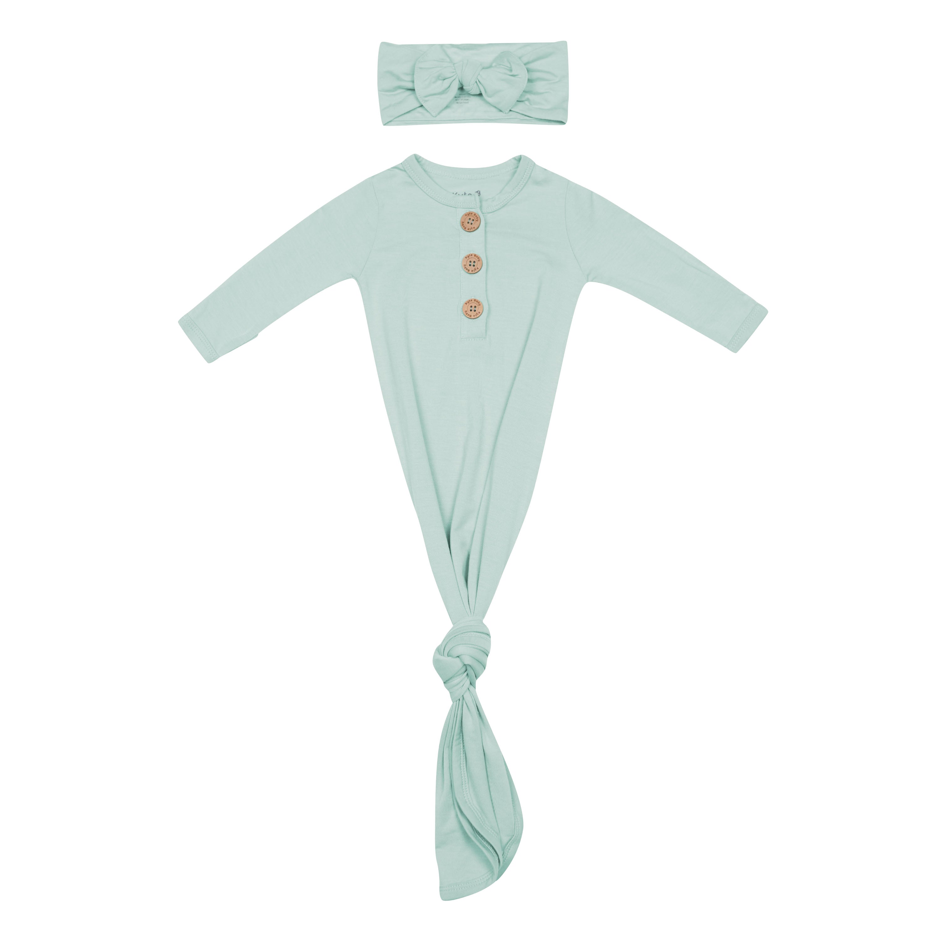  Knotted Gown with Bow Set in Sage、mySite、layawaytickets