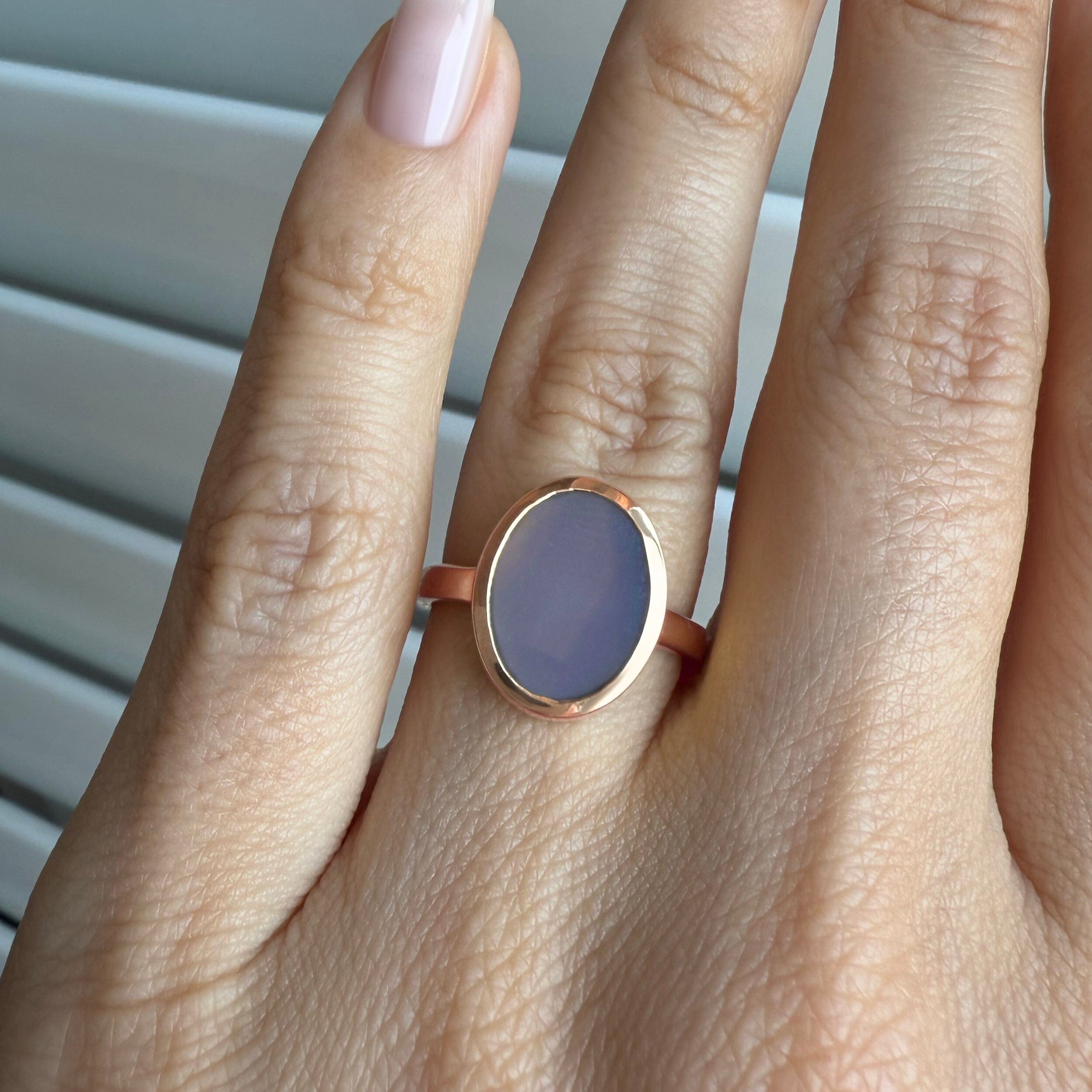 Crystal Ring - Enfolded Grey Agate、mySite、hinf8tx79