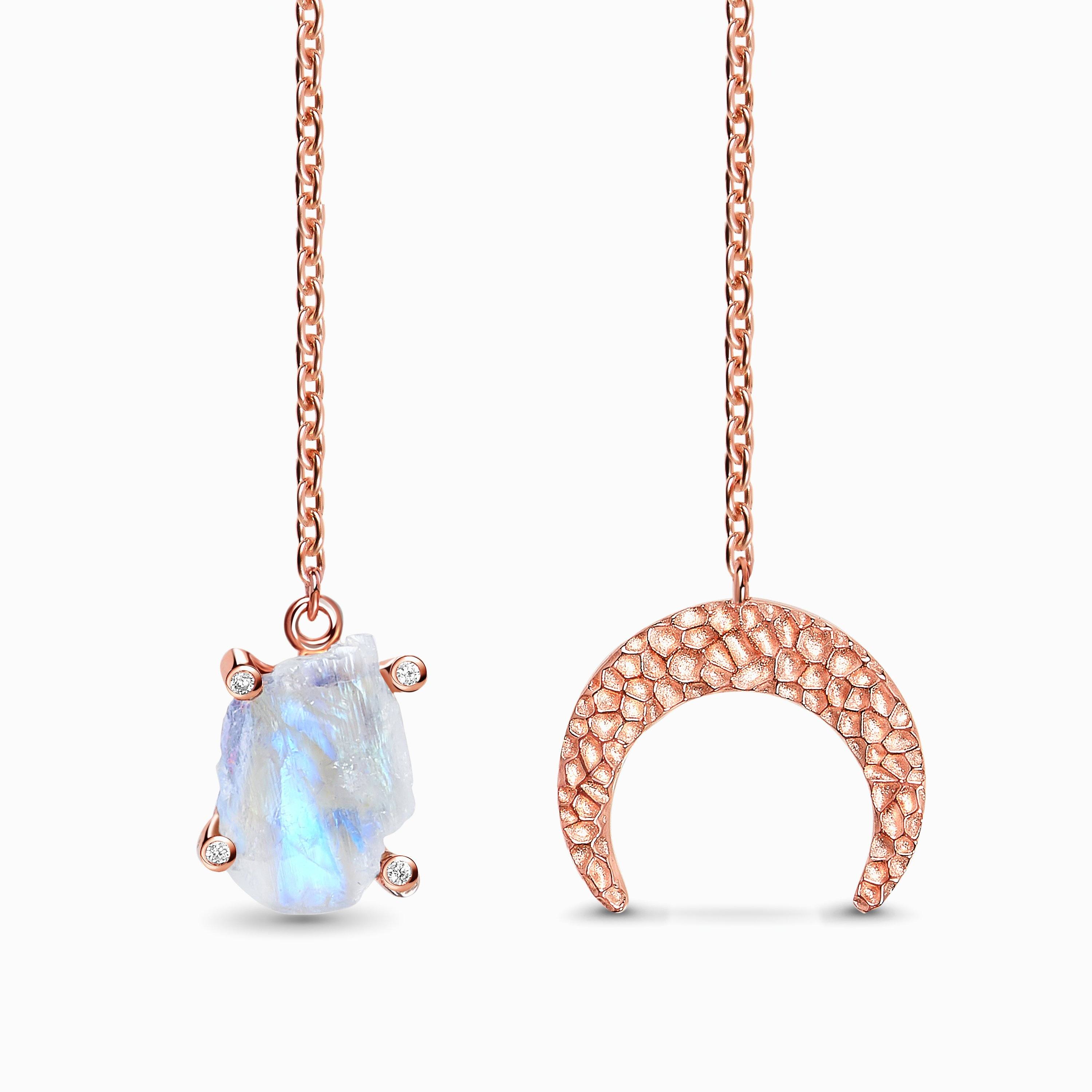 Raw Crystal Necklace - United Moonstone、mySite、hinf8tx79