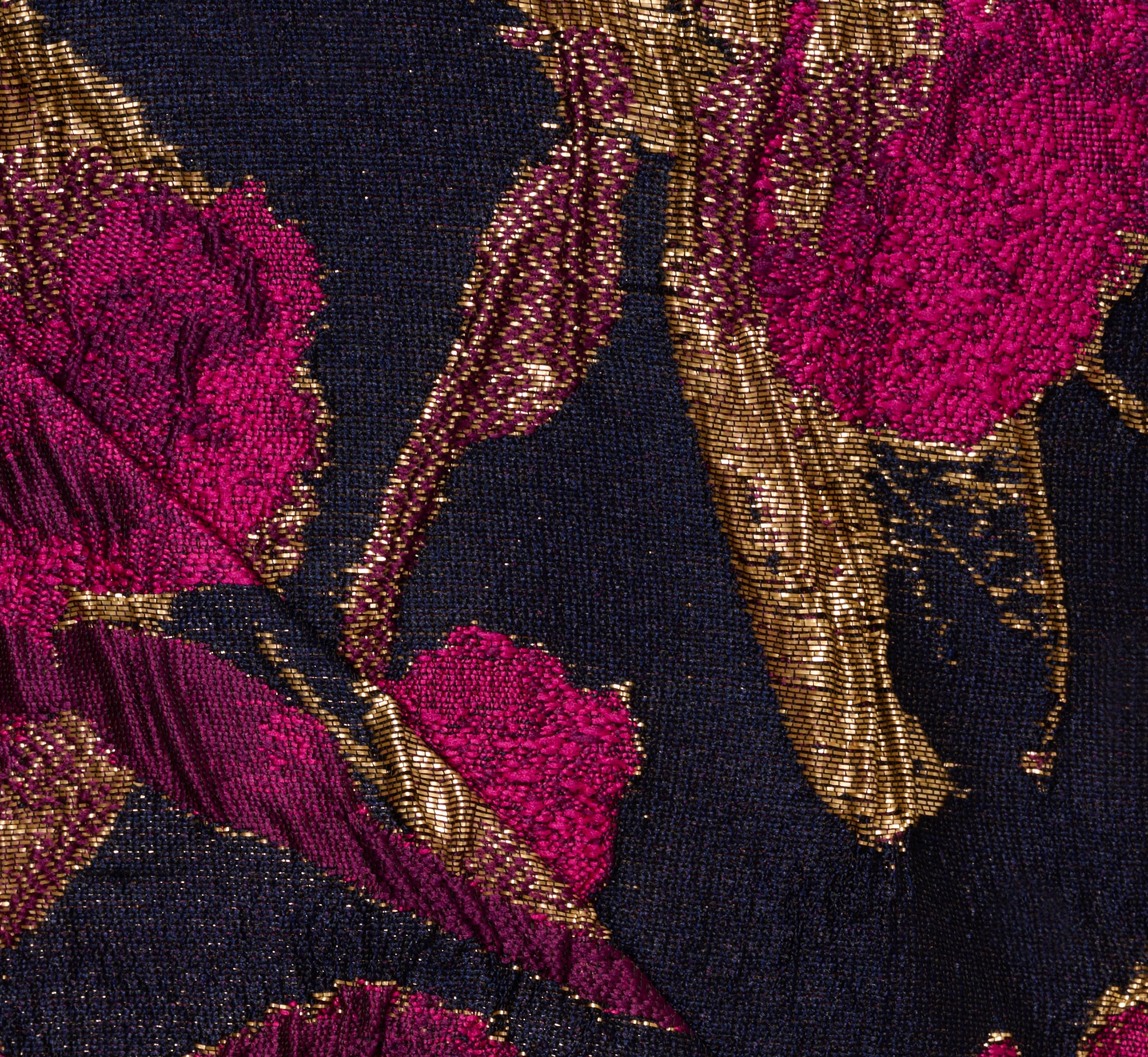 Plus Size One Shoulder Jacquard Dress In Navy Pink、mySite、solidvoid