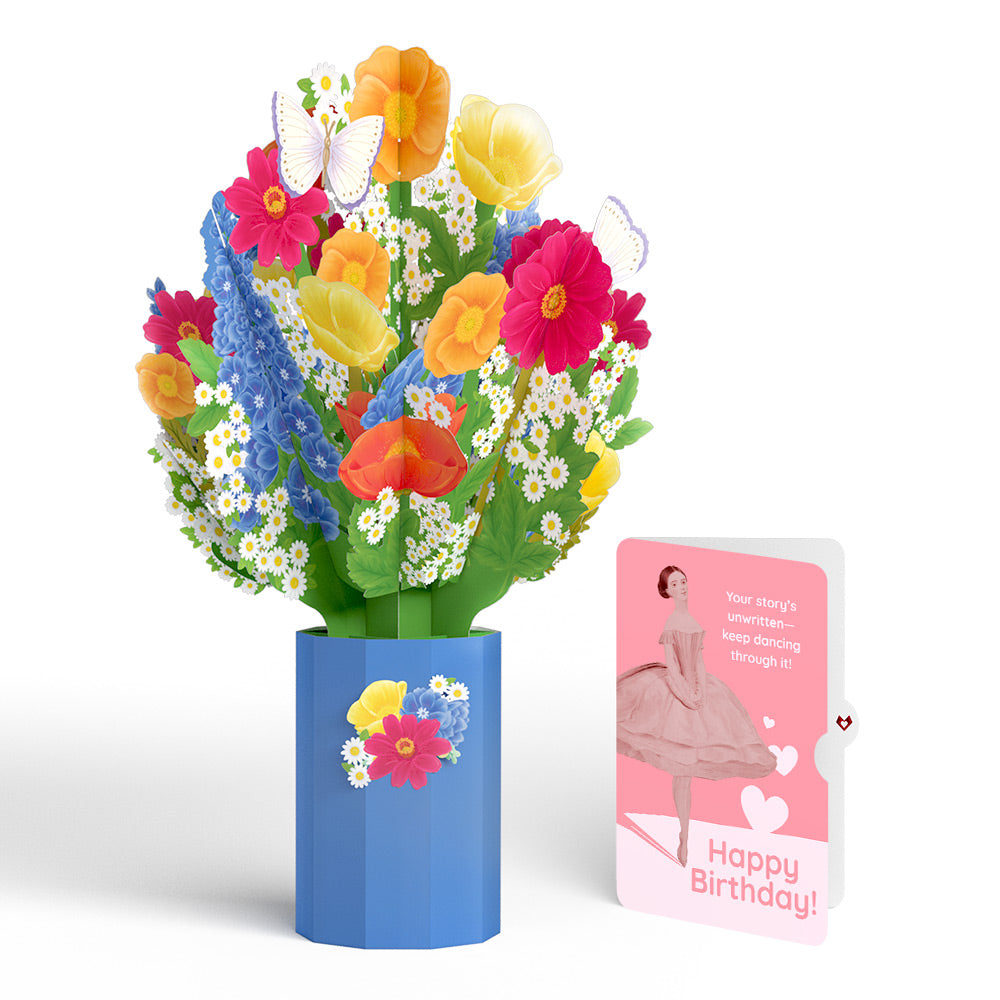 Wildflower Birthday Bouquet and Dancing Through Life Sentiment Set、mySite、solidvoid