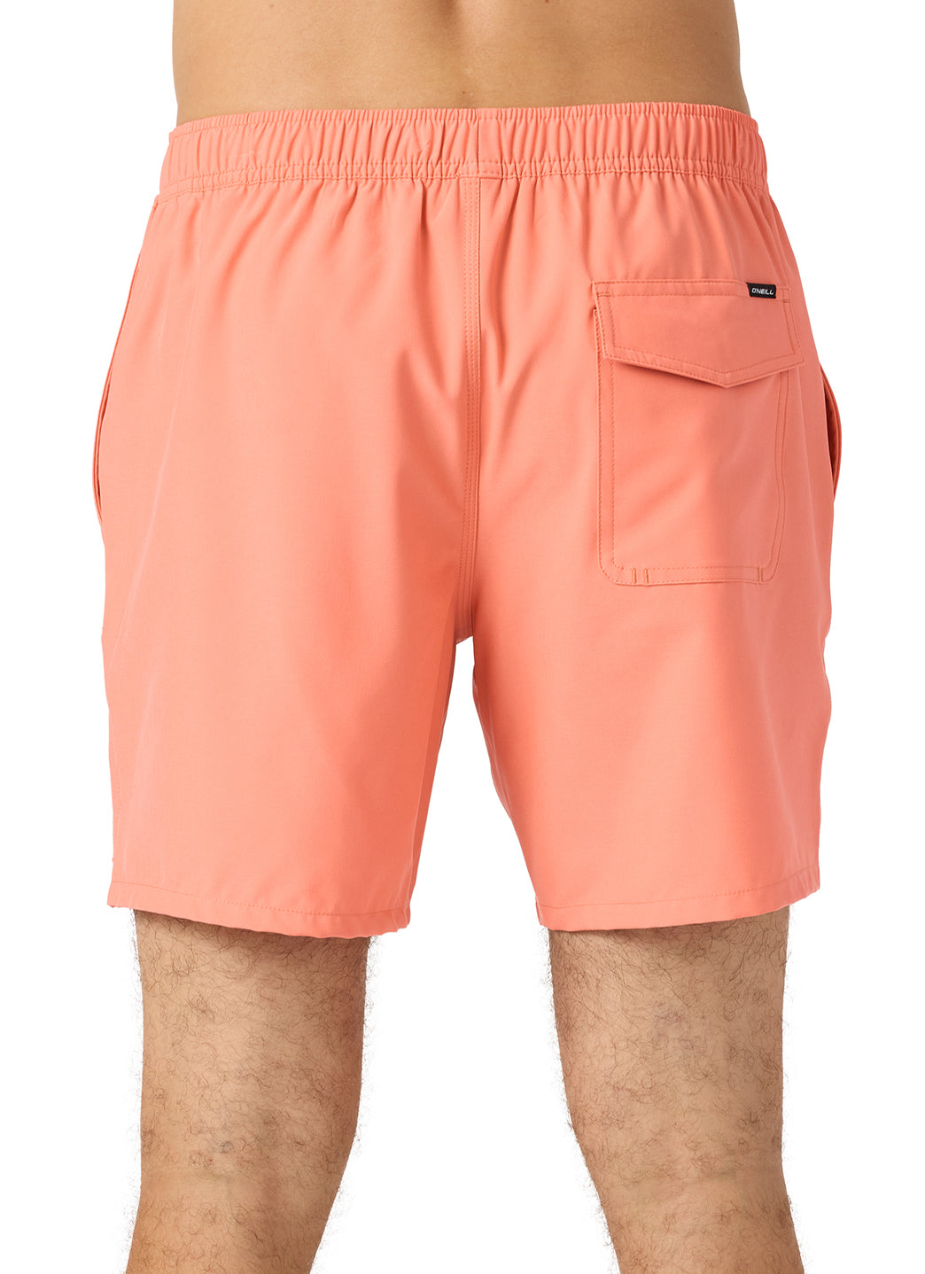 O'Neill Men's 17 Lennox Hermosa Solid Swim Trunks、mySite、noshort
