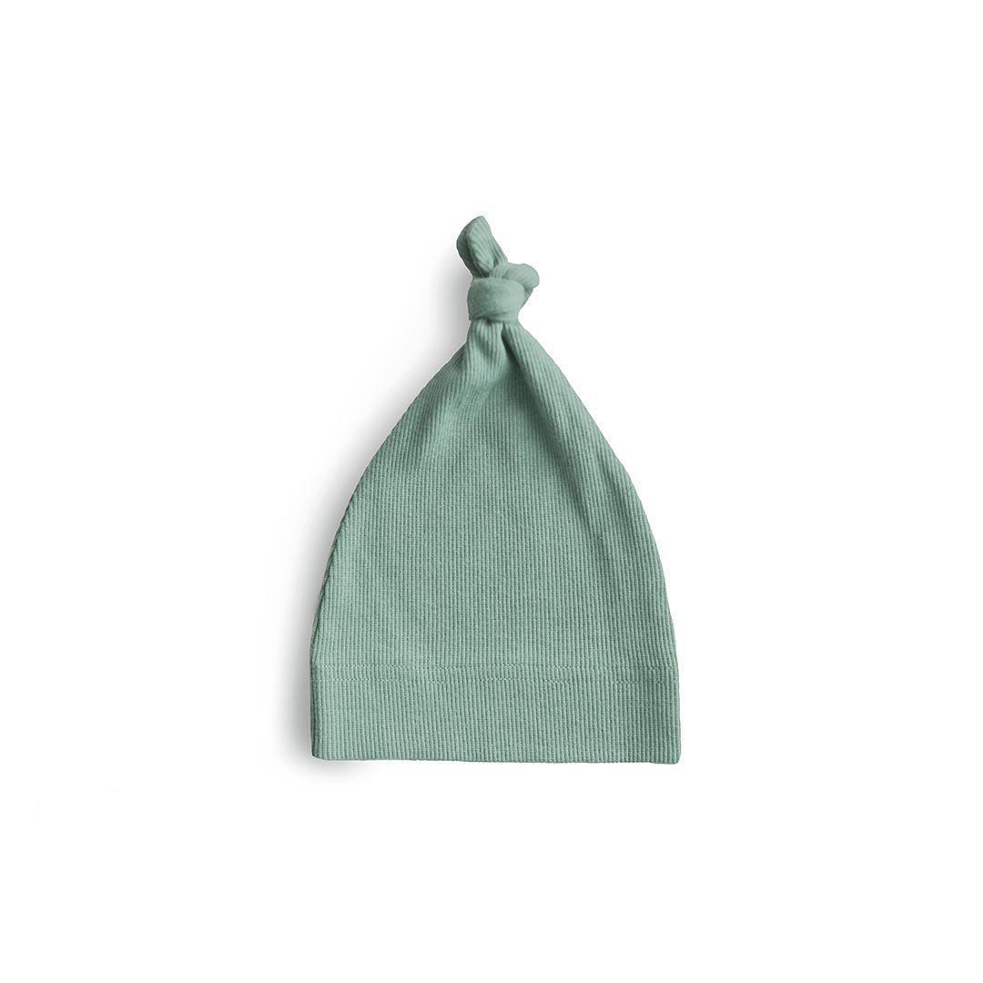  Mushie Ribbed Baby Beanie - Roman Green、mySite、merchandisen
