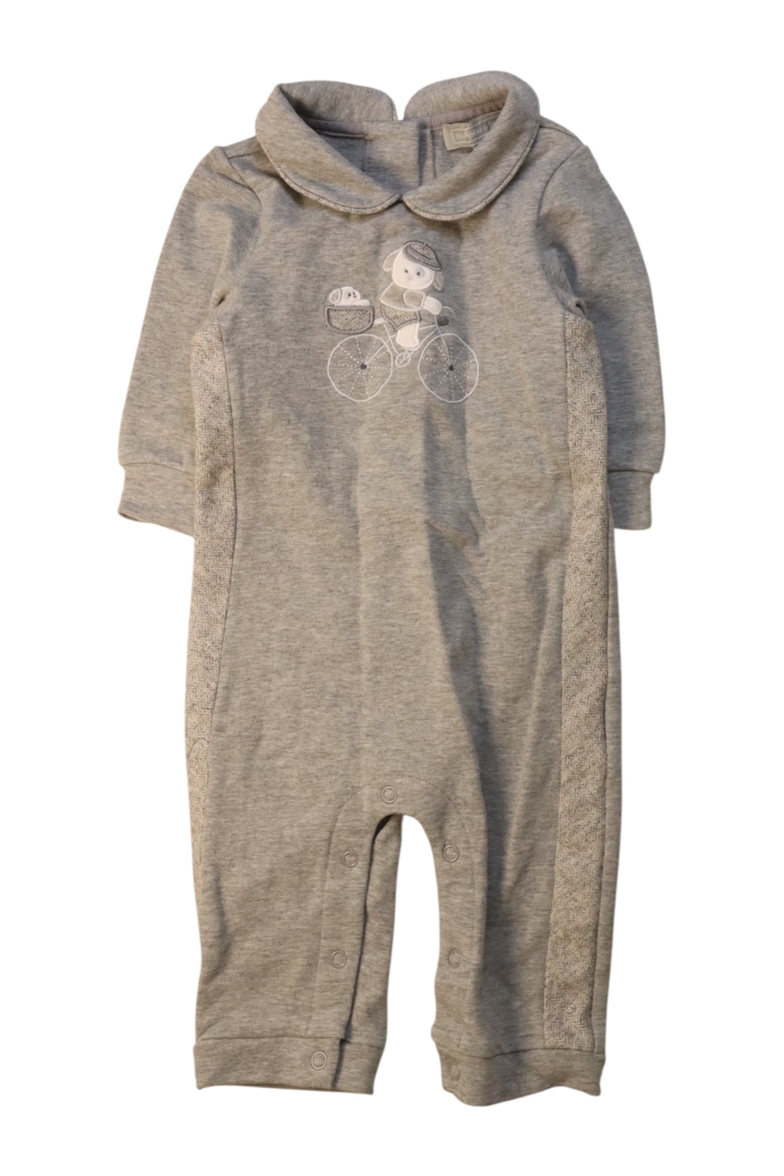 Nicholas & Bears Bear Embroidered Romper 6-12M、mySite、g9winljtr