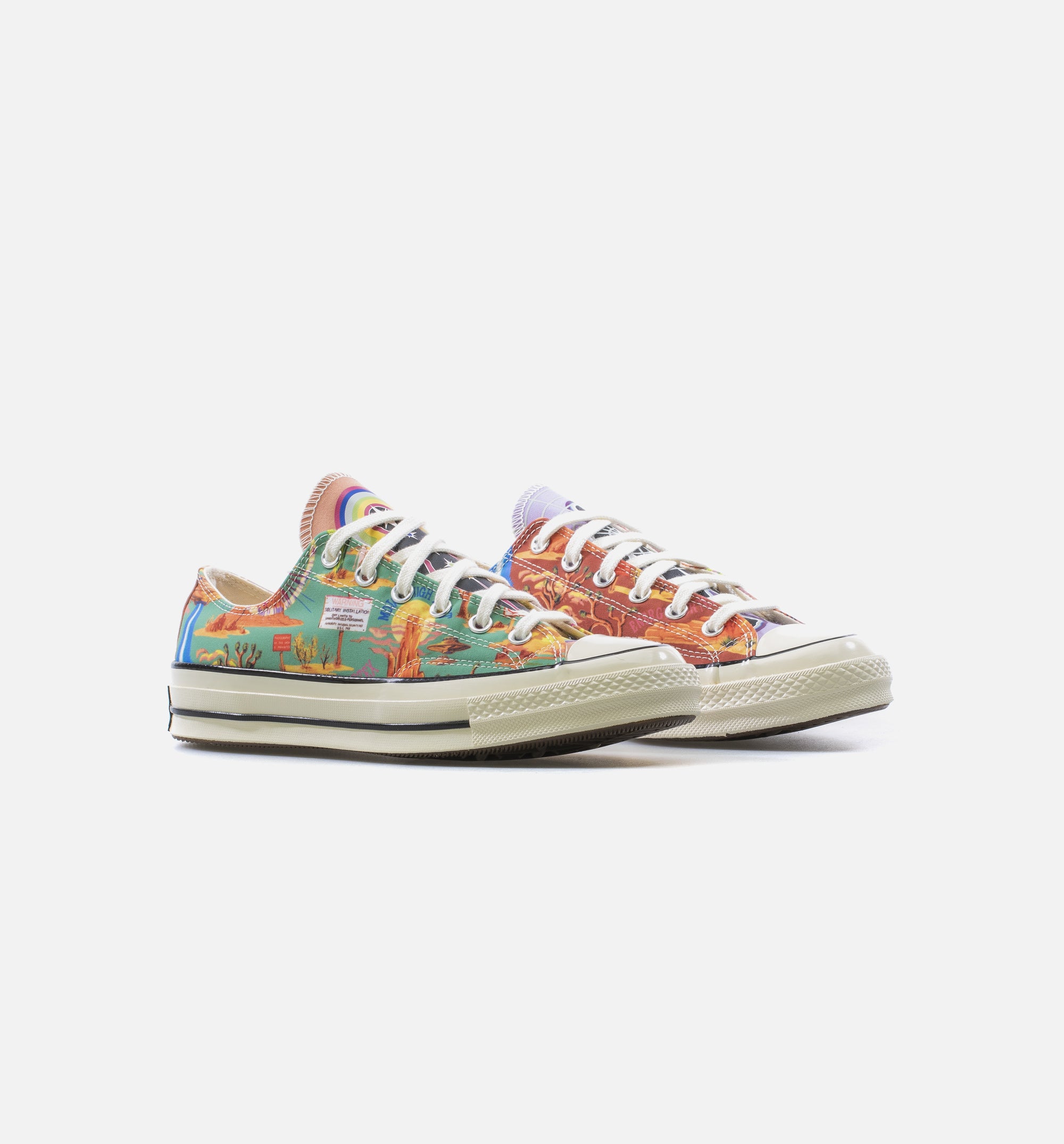 Chuck Taylor 70 Wild West Low Top Mens Shoe - Bone/Multi/Orange/Blue、mySite、dreamappss