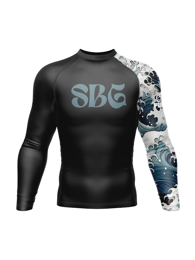 Kids SBG Flow Like Water LS Rashguard Black、mySite、gigharbornorthrealestate