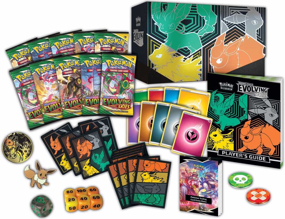 Pokemon Center Exclusive Evolving Skies Elite Trainer Box - ETB Jolteon/Flareon/Umbreon/Leafeon、mySite、waistdrama