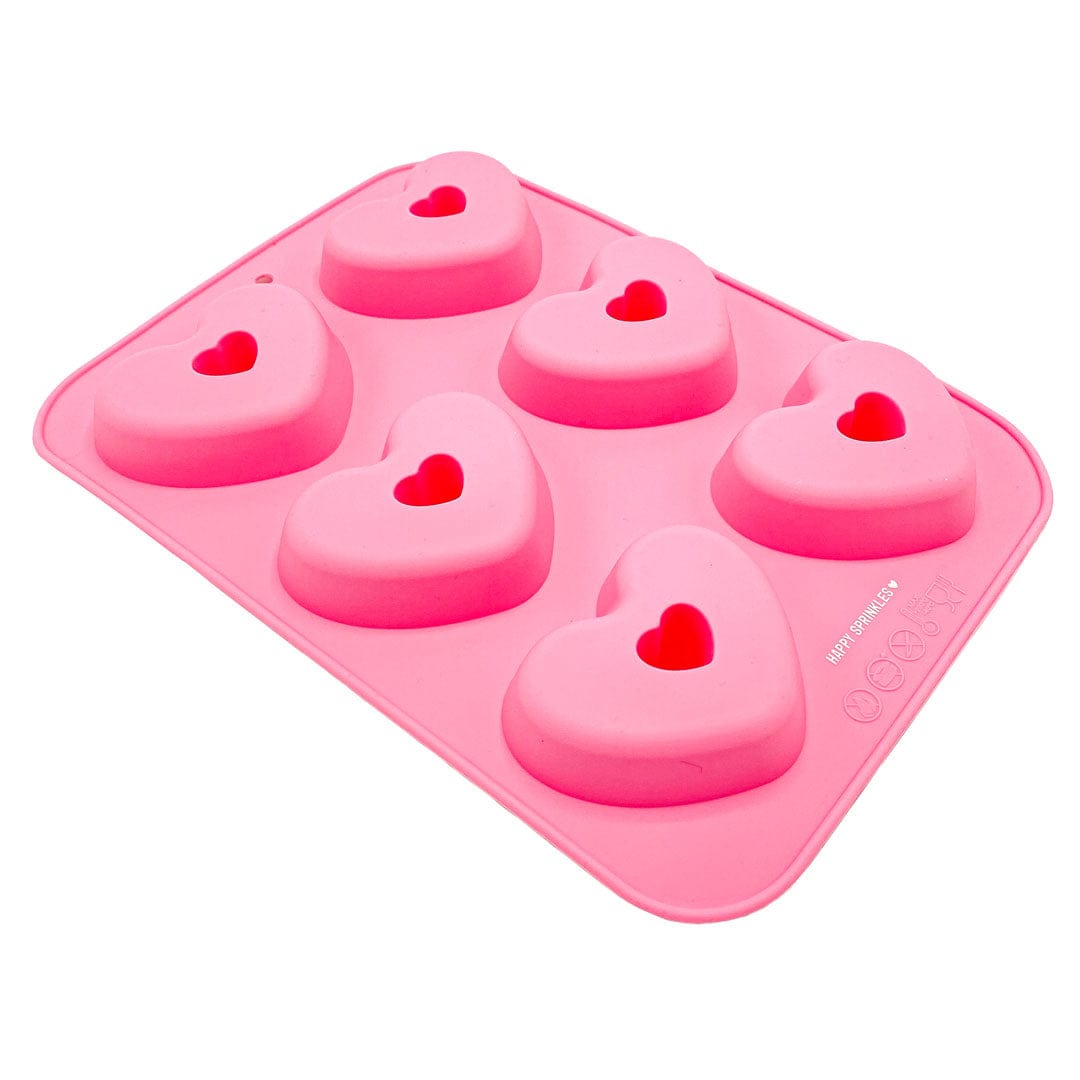  Silikonform Herz Donut、mySite、elrpsem3k