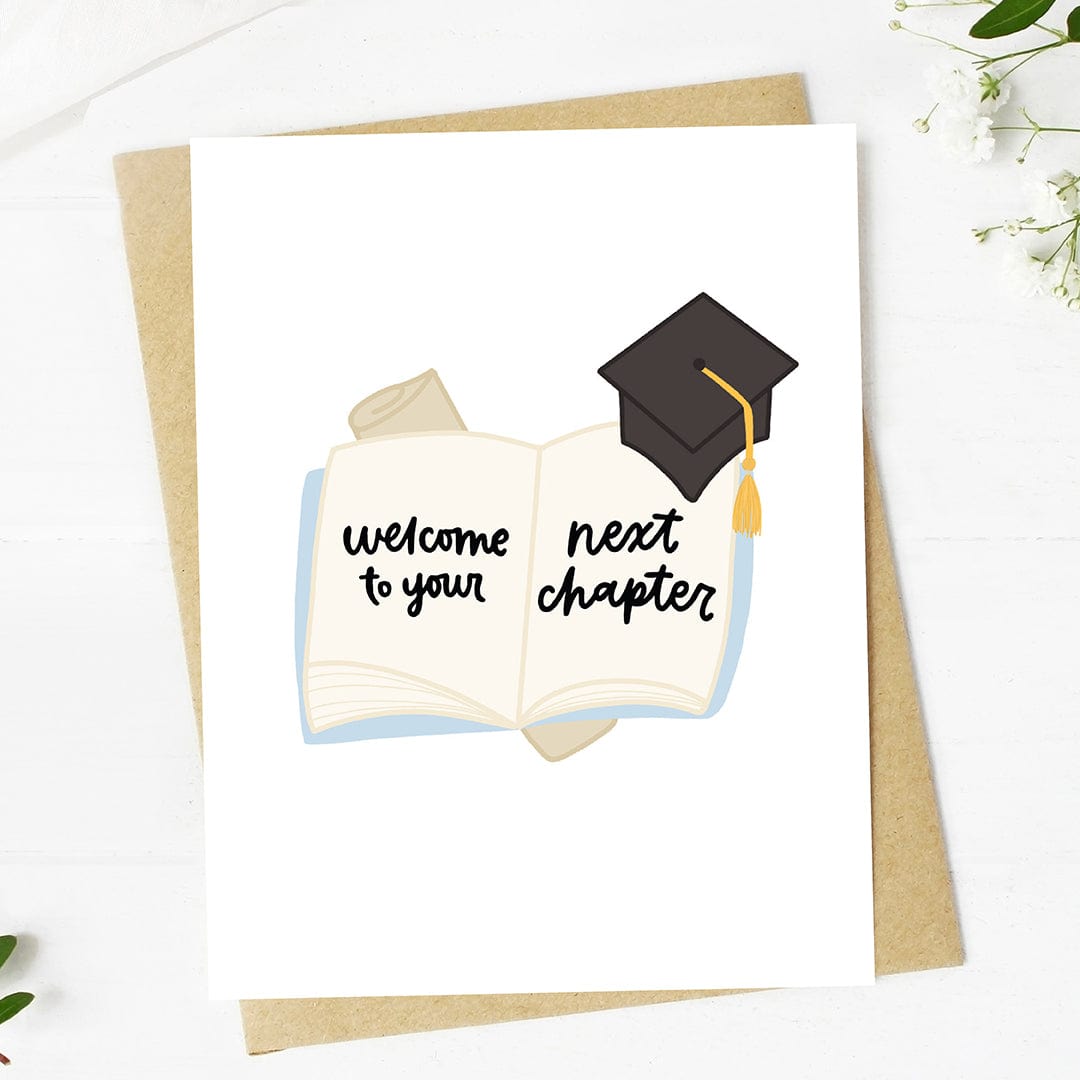  Welcome to your next chapter Graduation Book Card、mySite、ghnorth