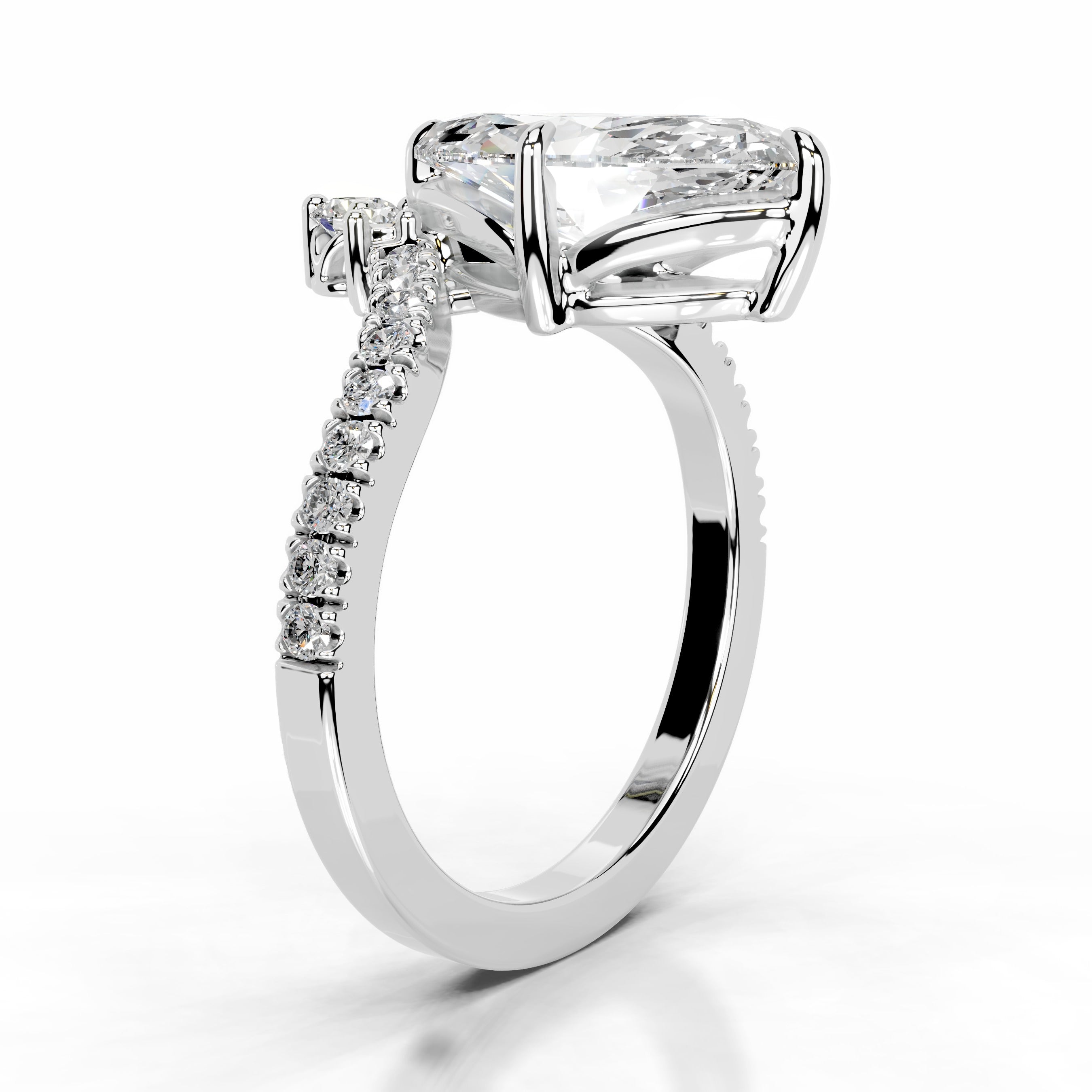 Tia Diamond Engagement Ring - 14K White Gold、mySite、hinf8tx79
