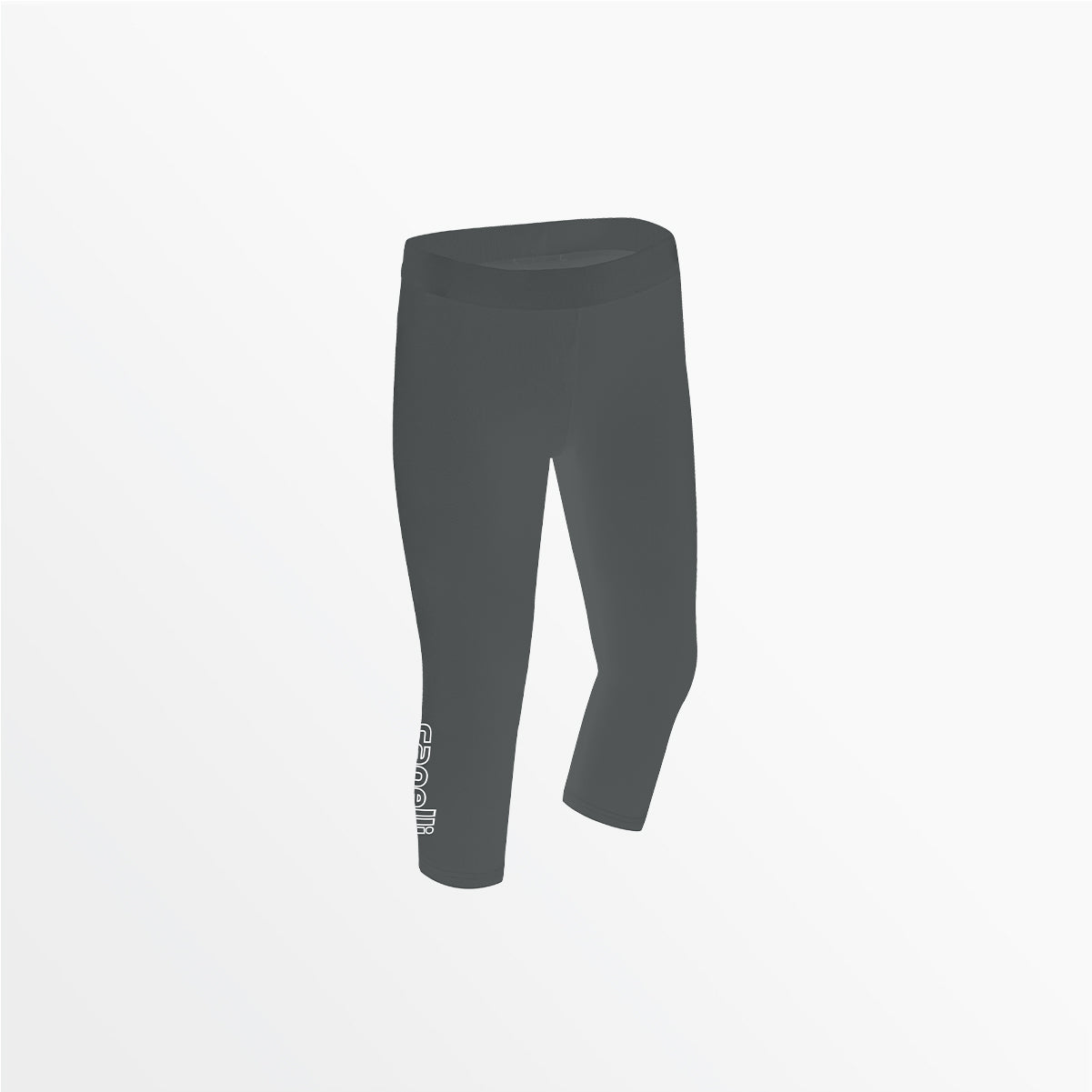 WOMEN'S MID RISE LOGO 3/4 COTTON LEGGINGS